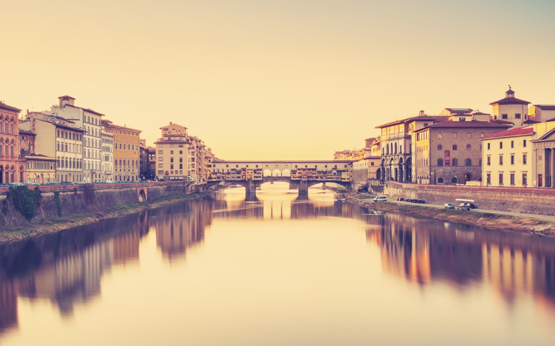 Italy, ponte vecchio, arno (river), Firenze