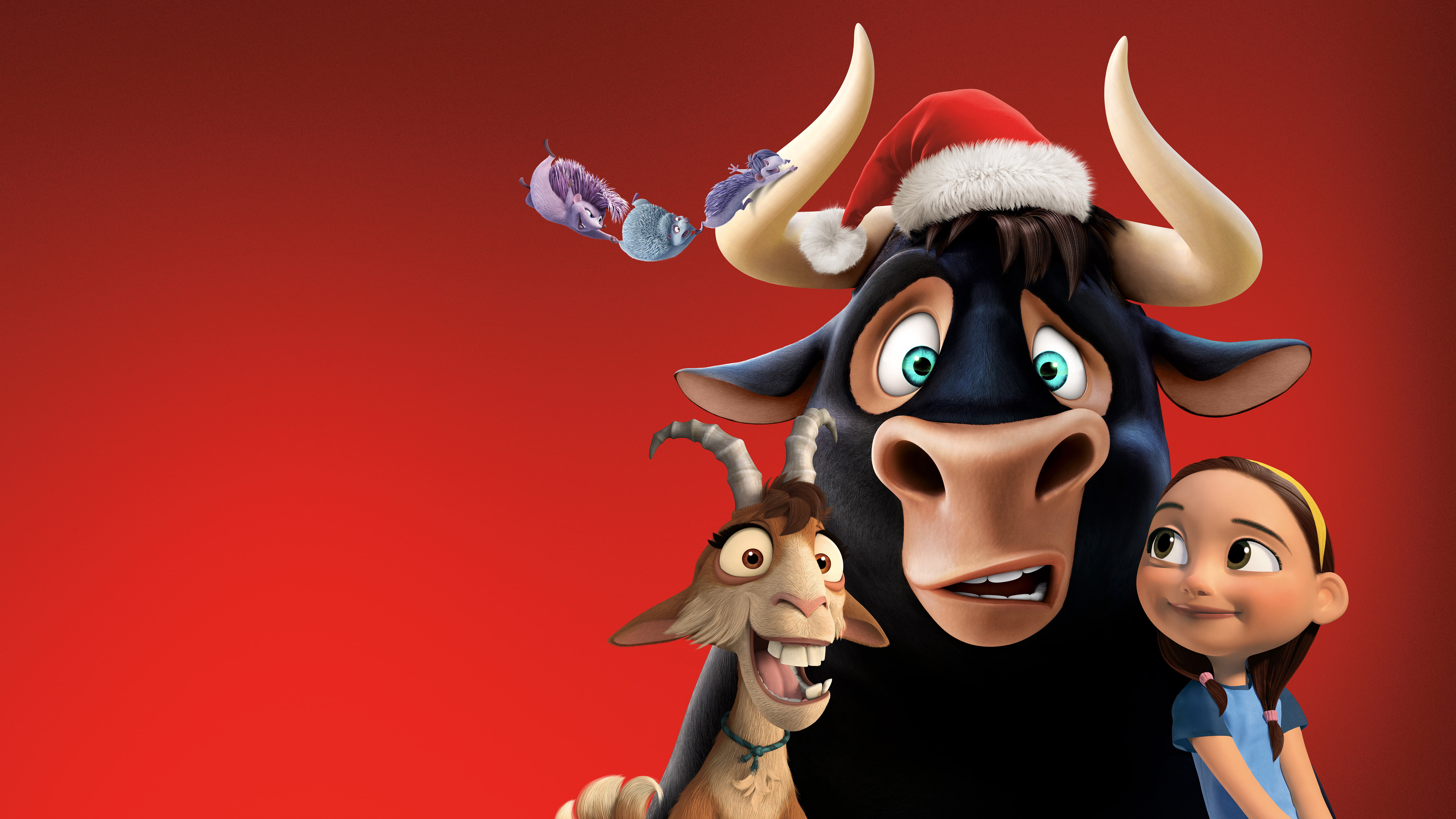 Ferdinand The Bull movie poster, Animation, 2017, 4K