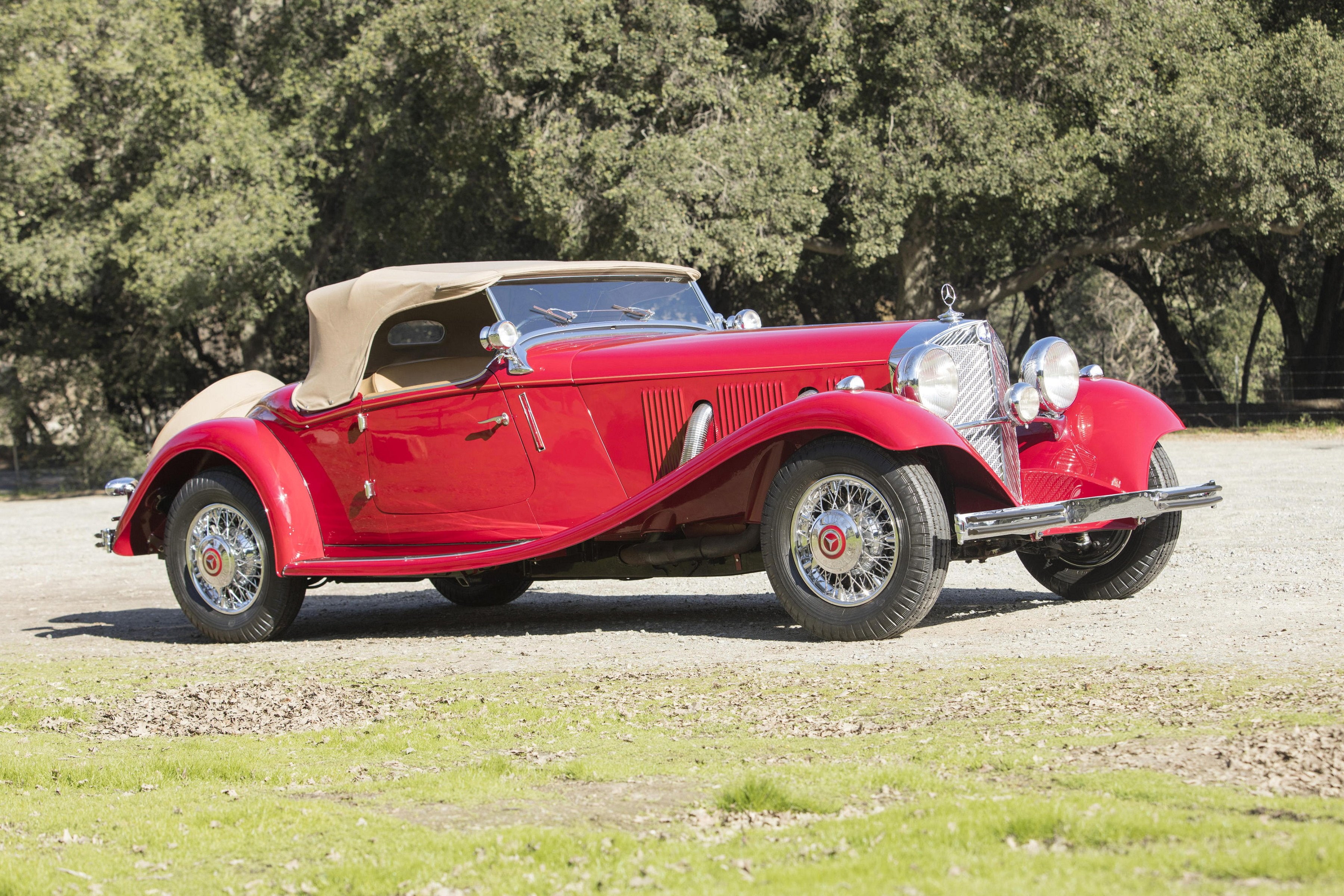 1935, 1936, 500k, benz, cars, classic, mercedes, roadster, sport