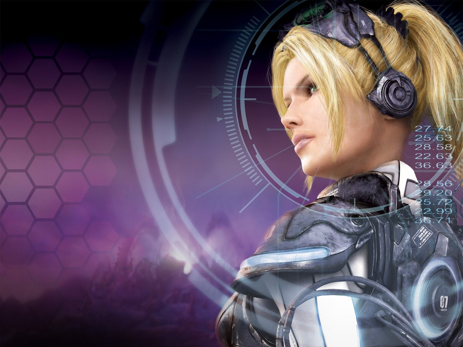 woman wearing gray armor wallpaper, StarCraft, Nova, Terrans