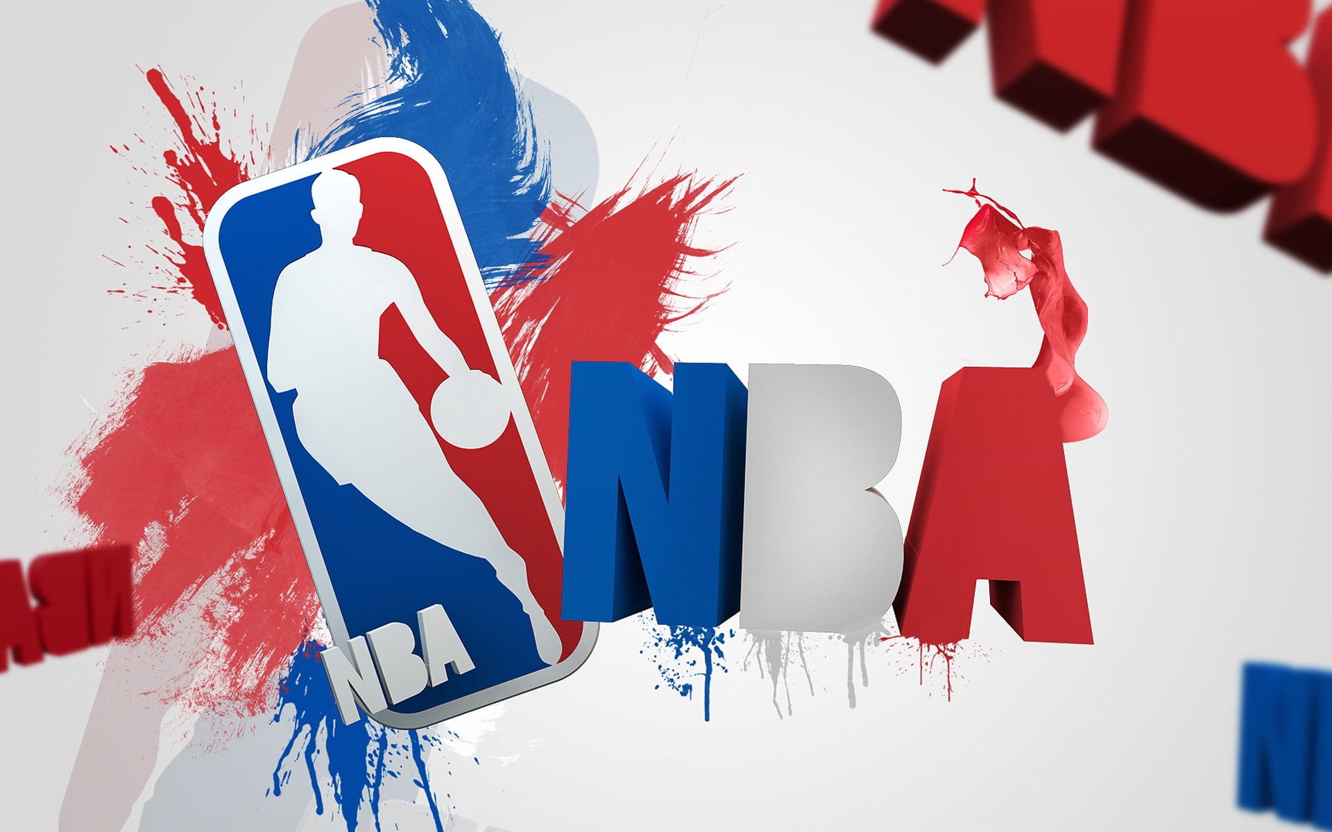 NBA TV show still screenshot, nba finals, 2015, logo, red, flag