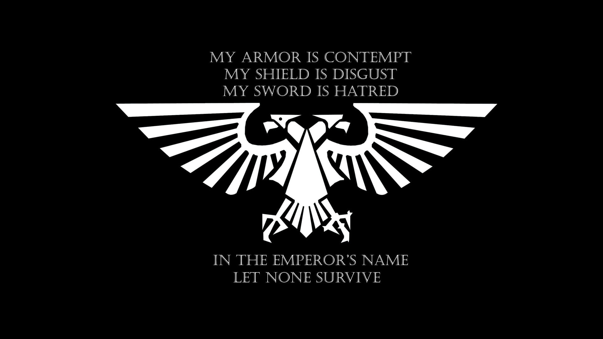 two head bird logo, Warhammer 40,000, Imperial Aquila, artwork