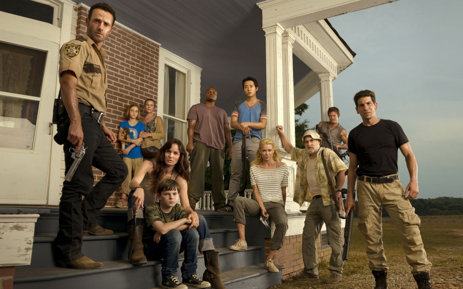 The Walking Dead, Main Characters, Porch