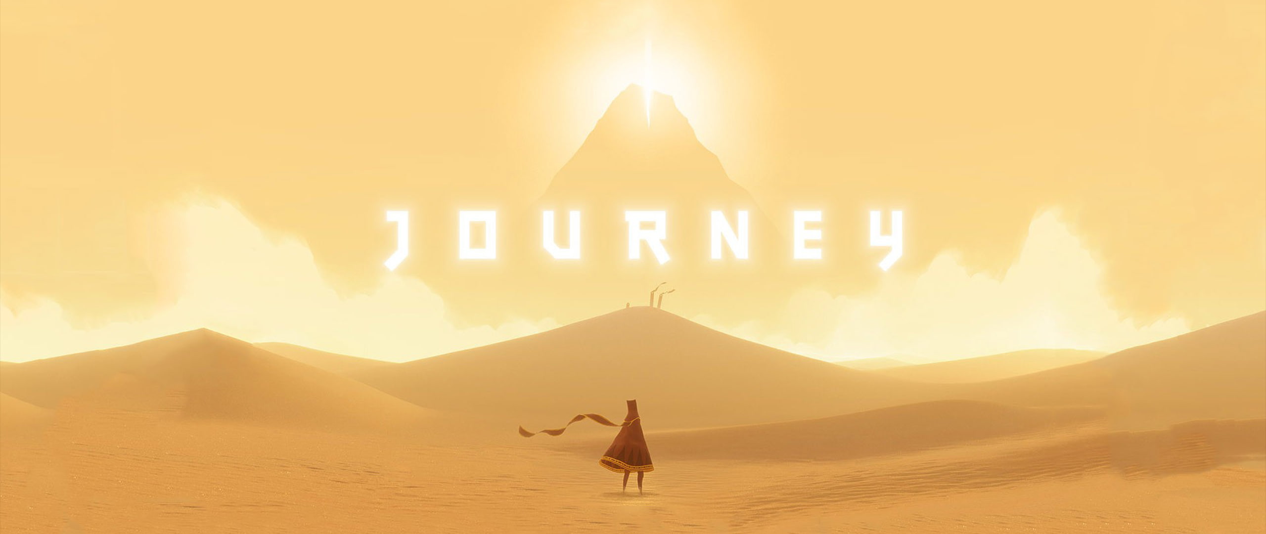 ultra-wide, video games, Journey (game)