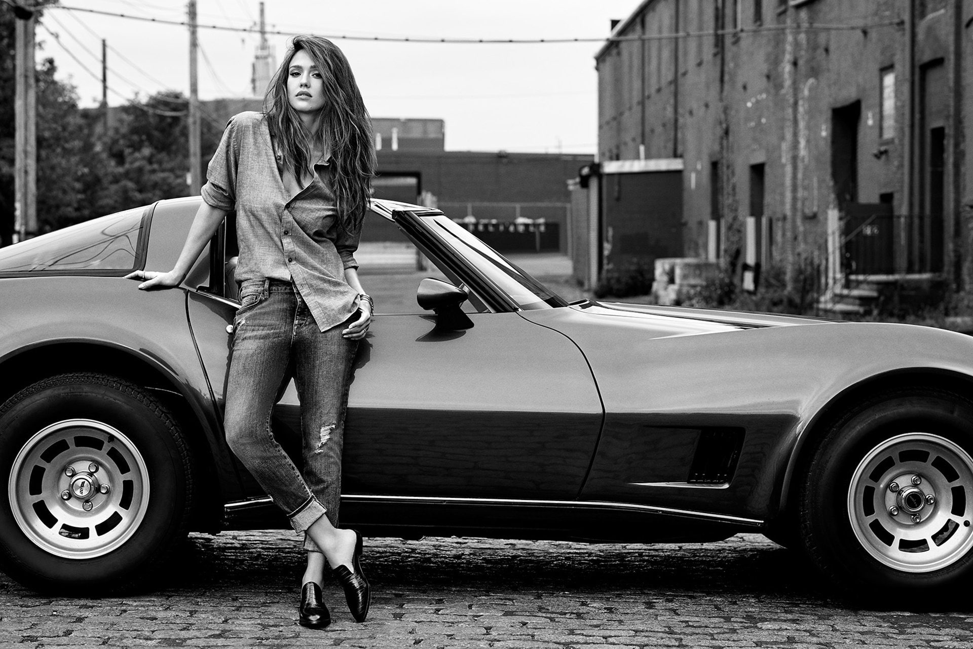 Actresses, Jessica Alba, car, mode of transportation, motor vehicle