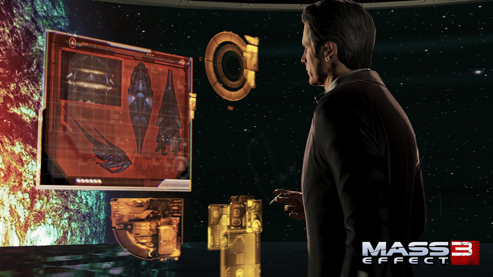 Free Download Hd Wallpaper Mass Effect Mass Effect Illusive Man Wallpaper Flare
