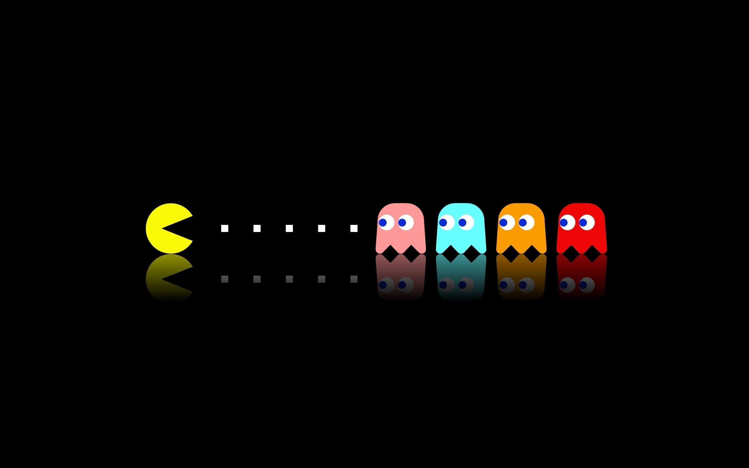 Pac-Man game application, retro games, video games, minimalism