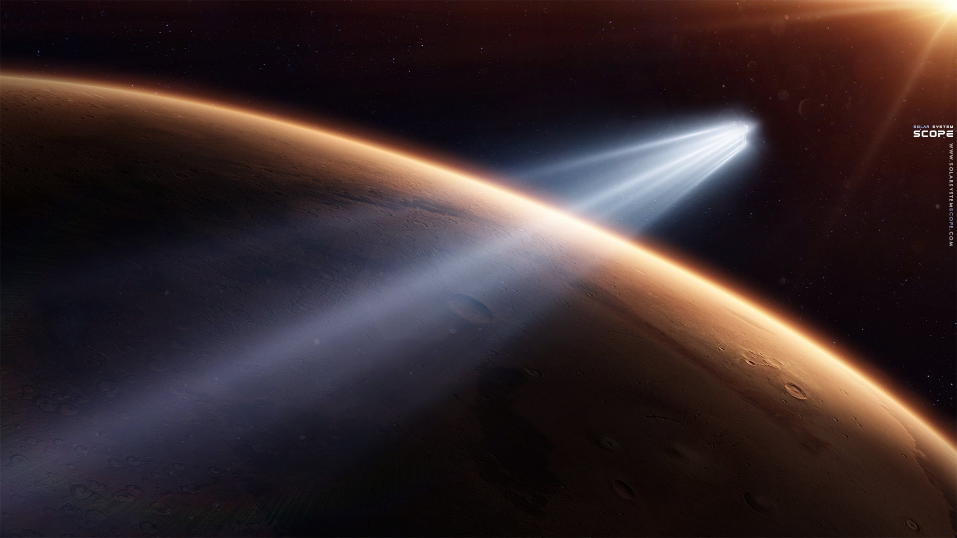 Sci Fi, Mars, Comet, Siding Spring, Space