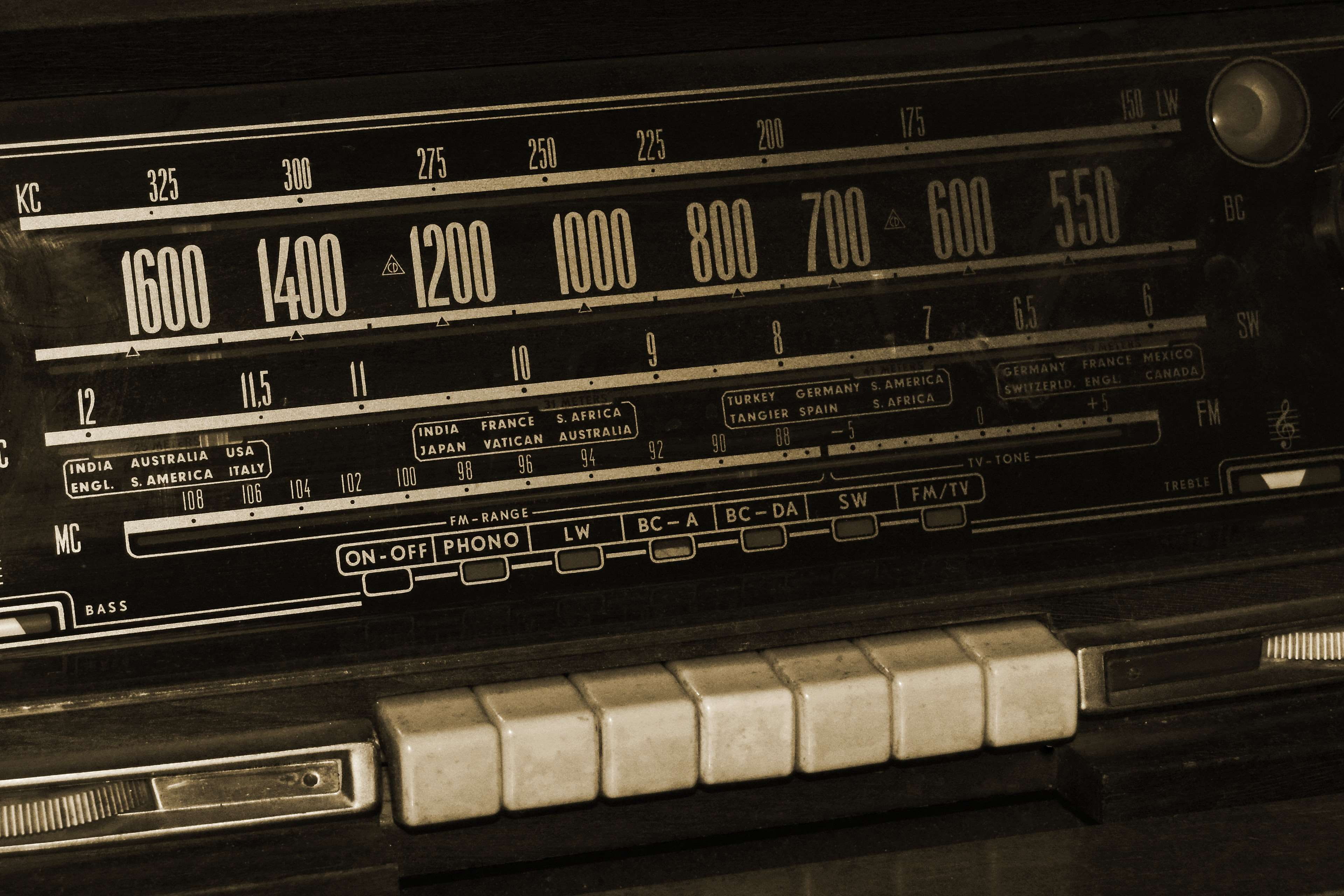 close, frequency, music, nostalgia, old, old radio, radio device