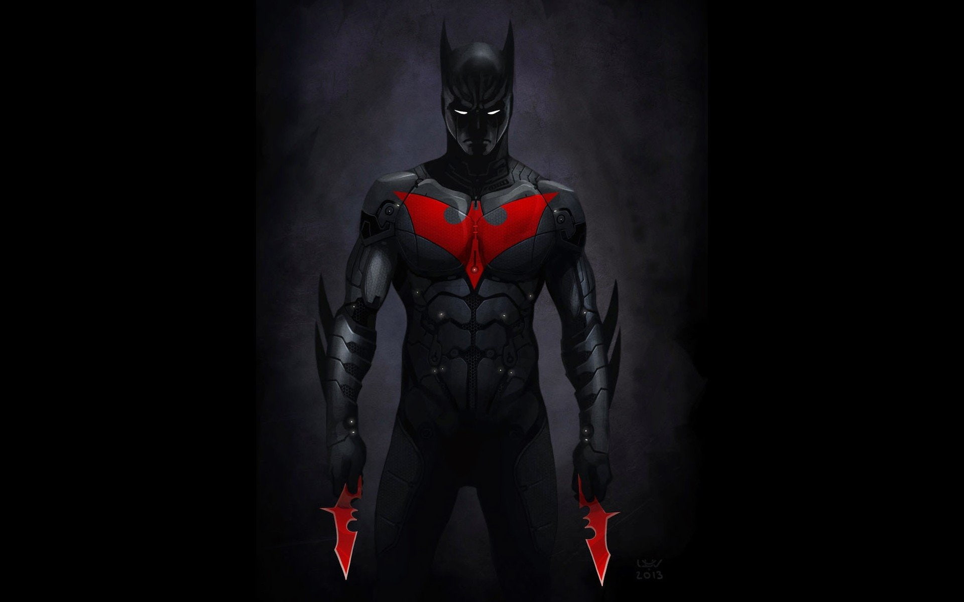 batman, black, comics, dark, emblem, men, red, shuriken, suit