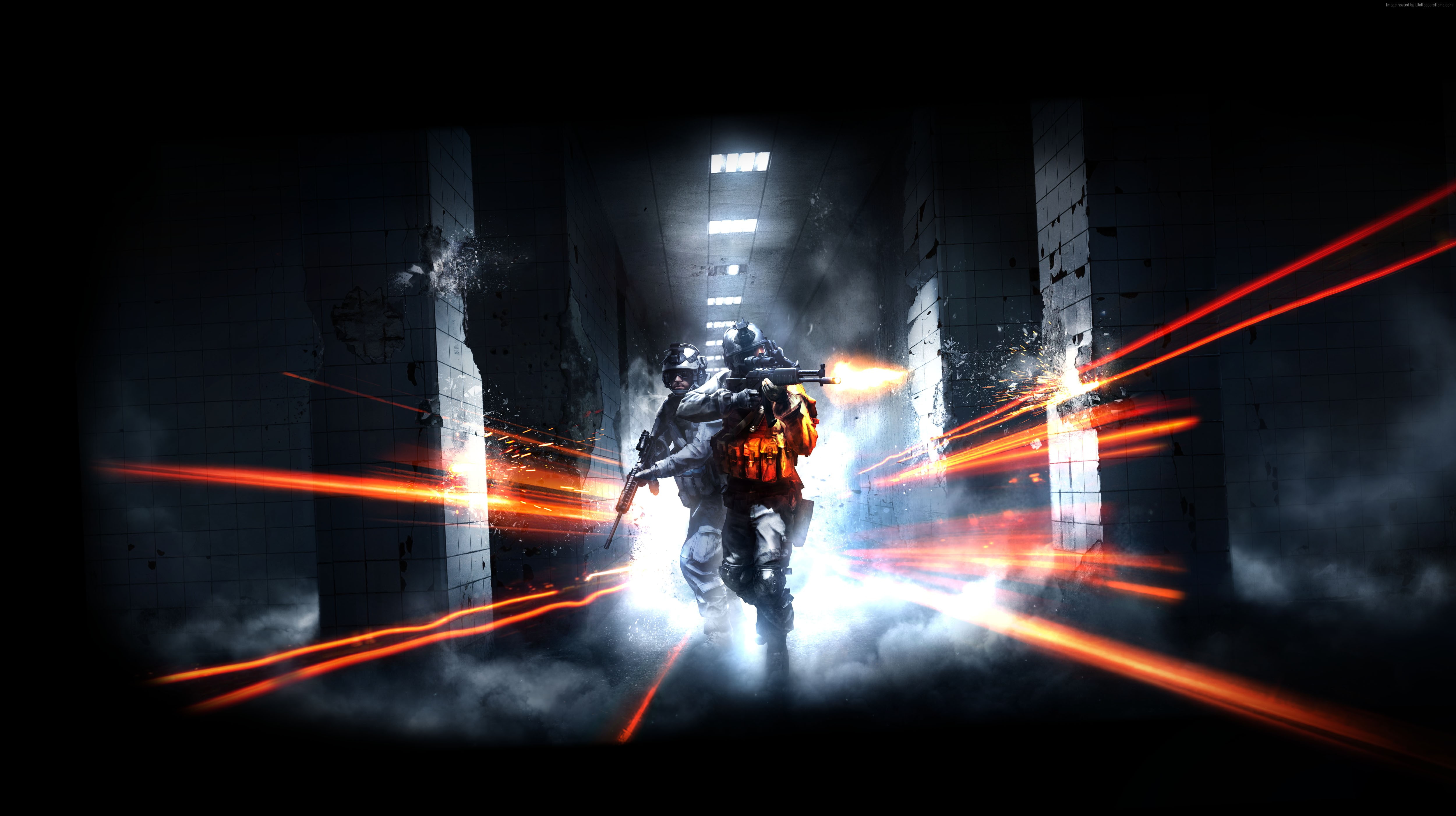 fire, tunnel, shooting, soldier, PC, screenshot, Battlefield Hardline