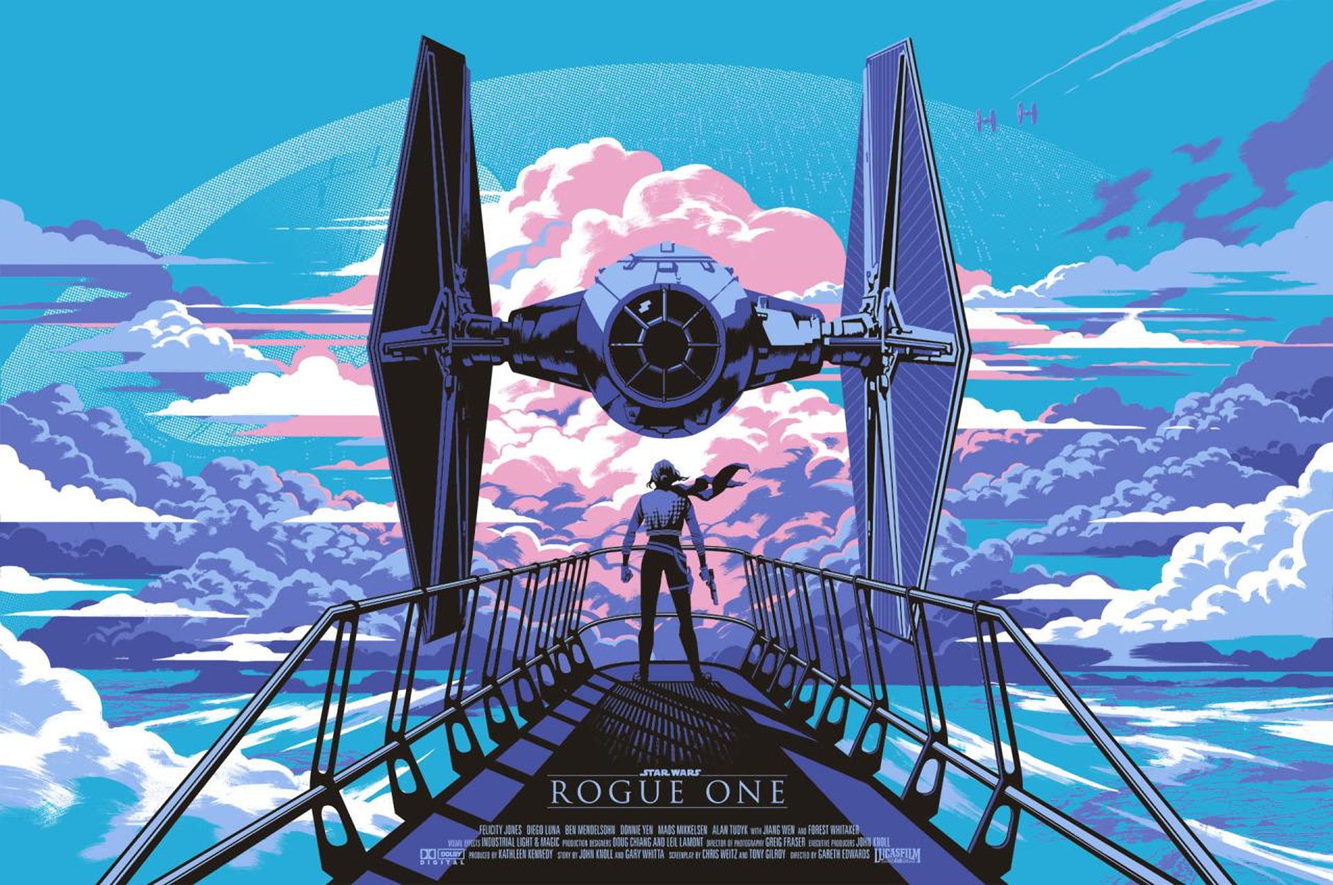 artwork, Rogue One: A Star Wars Story, TIE Fighter