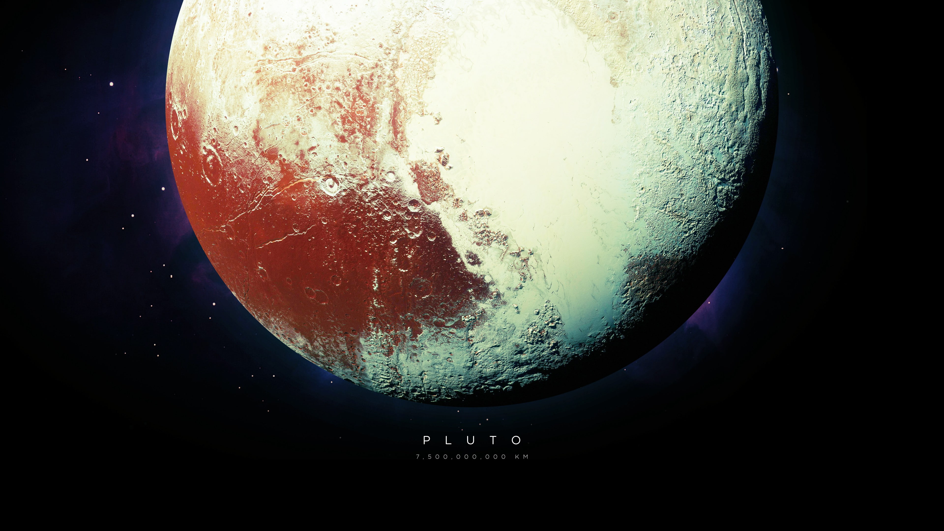 stars, Pluto, planet, universe, space