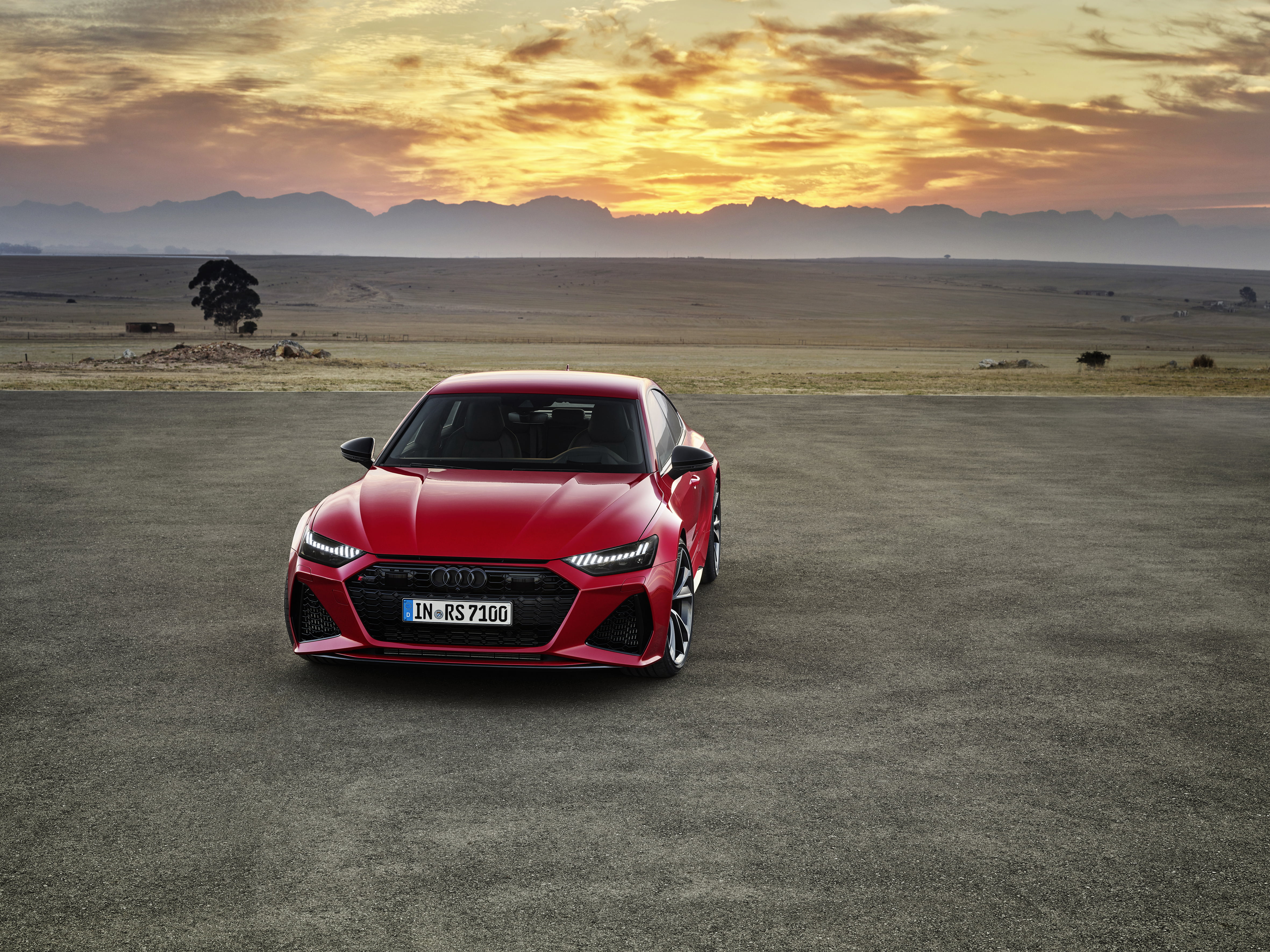 Audi, Audi RS7, Car, Luxury Car, Red Car, Vehicle