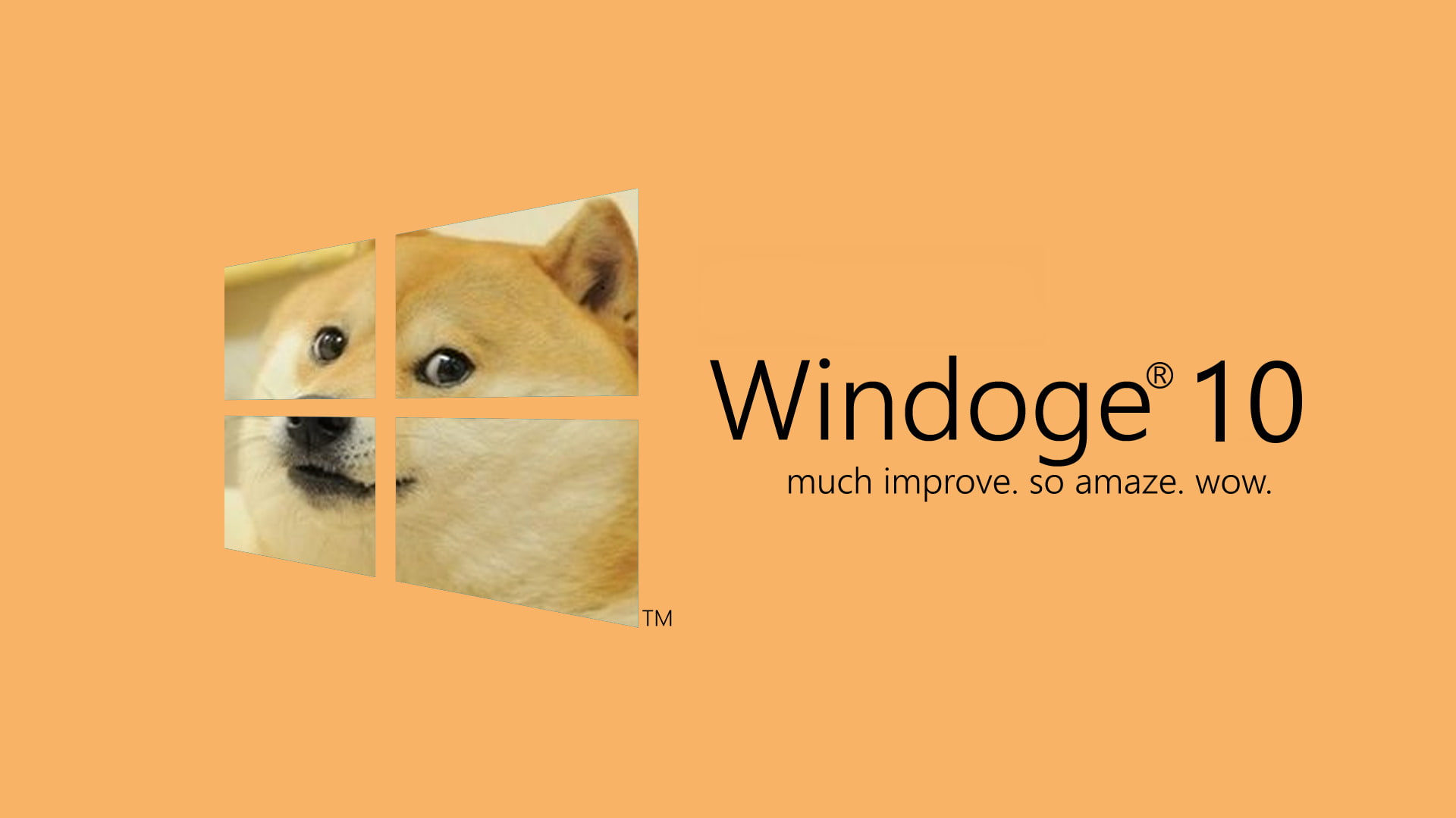 microsoft windows windows 10 doge dog memes, text, colored background