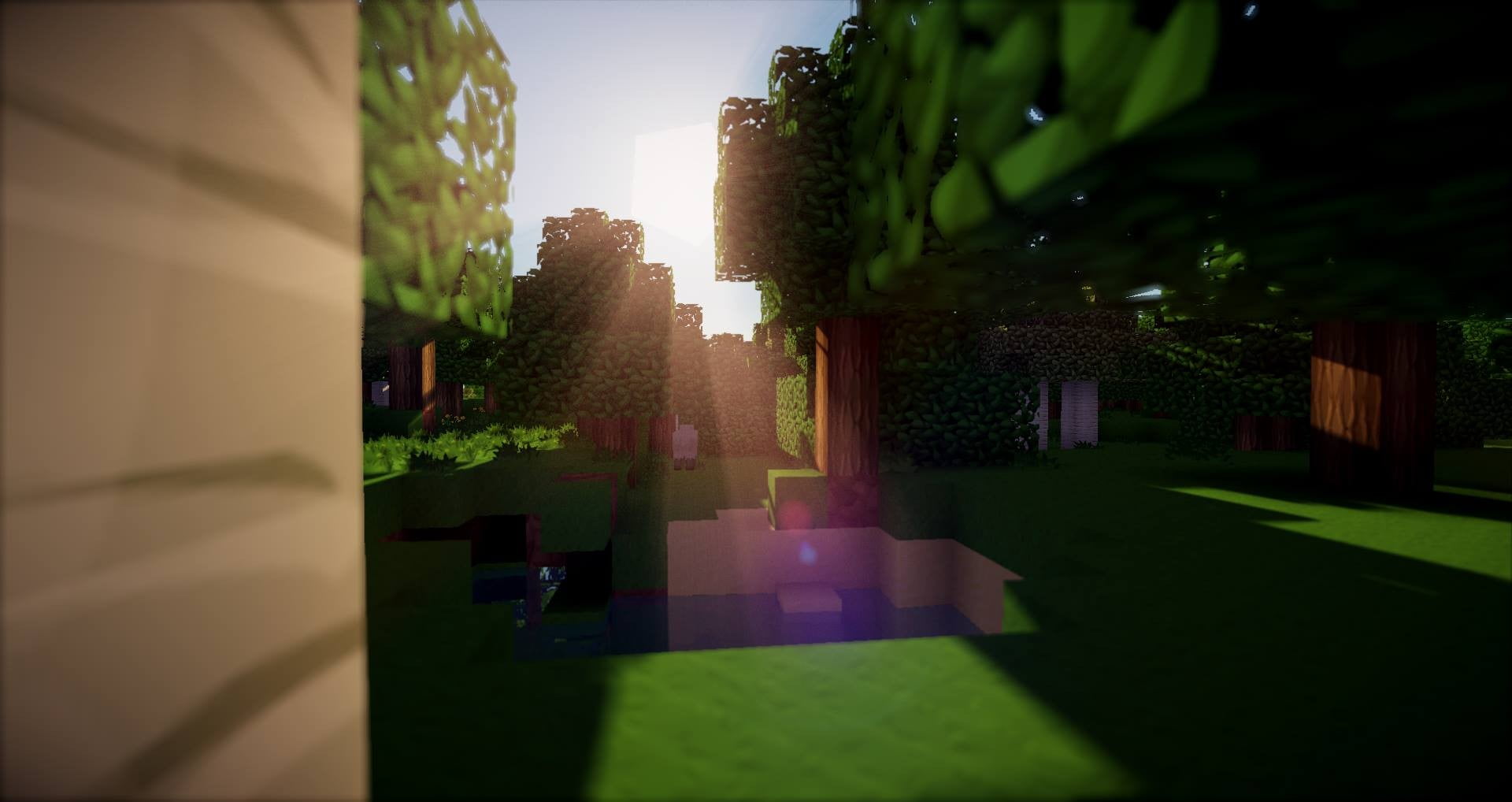 Mojang Minecraft, architecture, building exterior, sunlight, nature