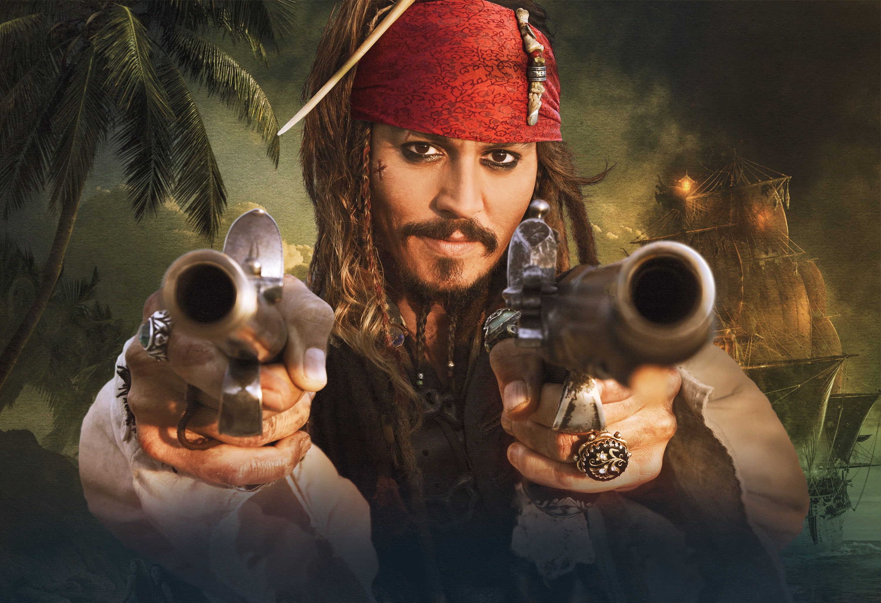 Captain Jack Sparrow wallpaper, Pirates of the Caribbean, the banks