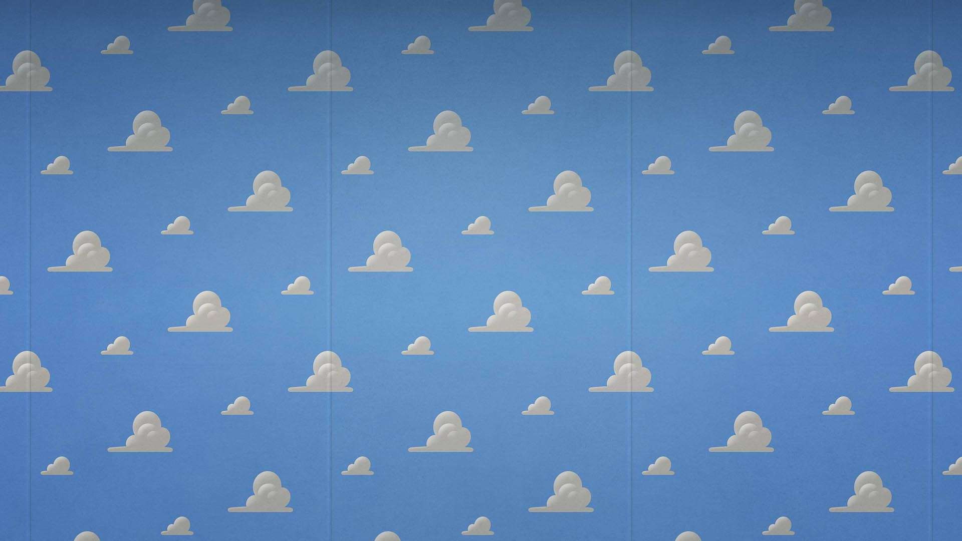 Andy’s Bedroom from Toy Story HD, blue, clouds, cute