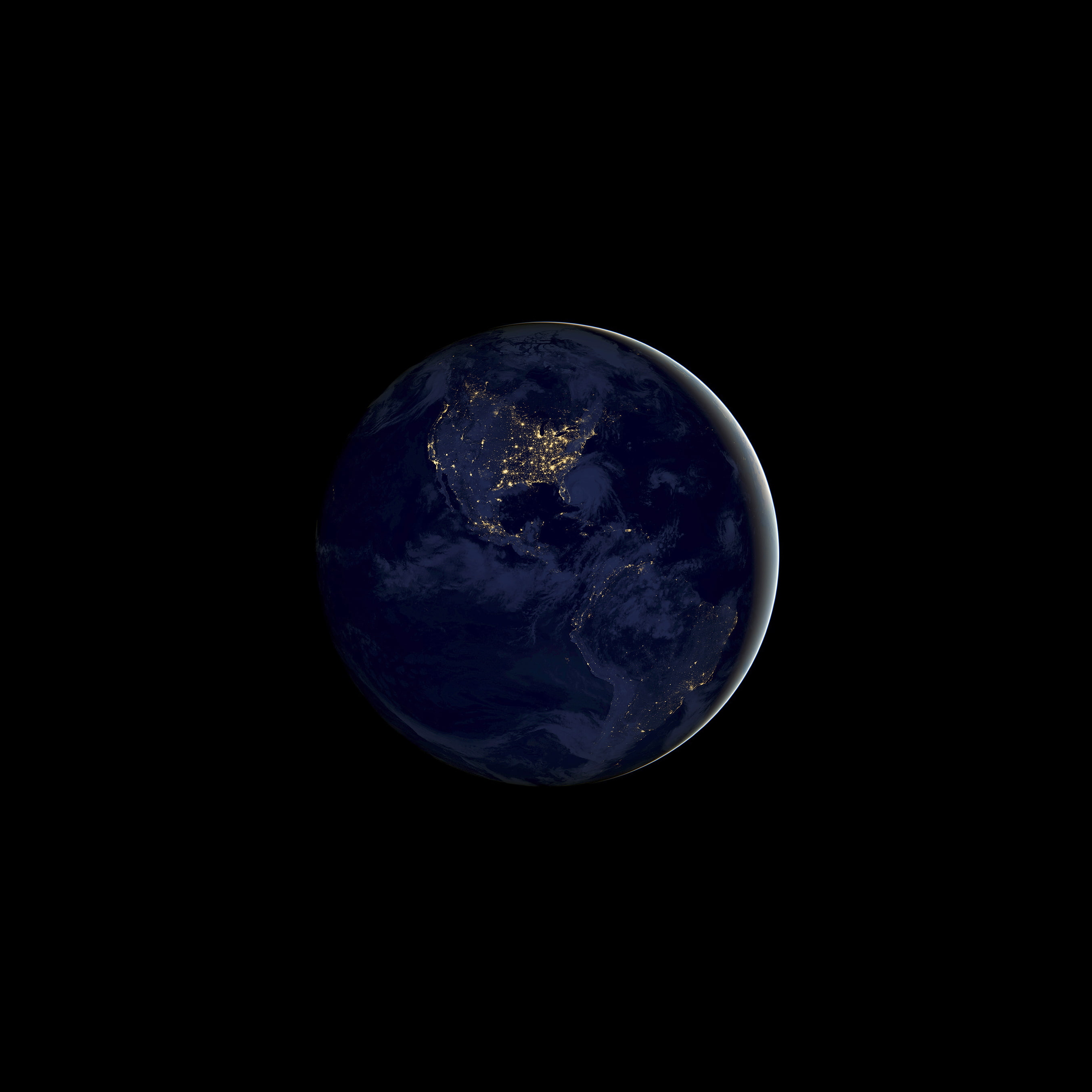 photograph of a planet, Earth, Night, iOS 11, iPhone X, iPhone 8