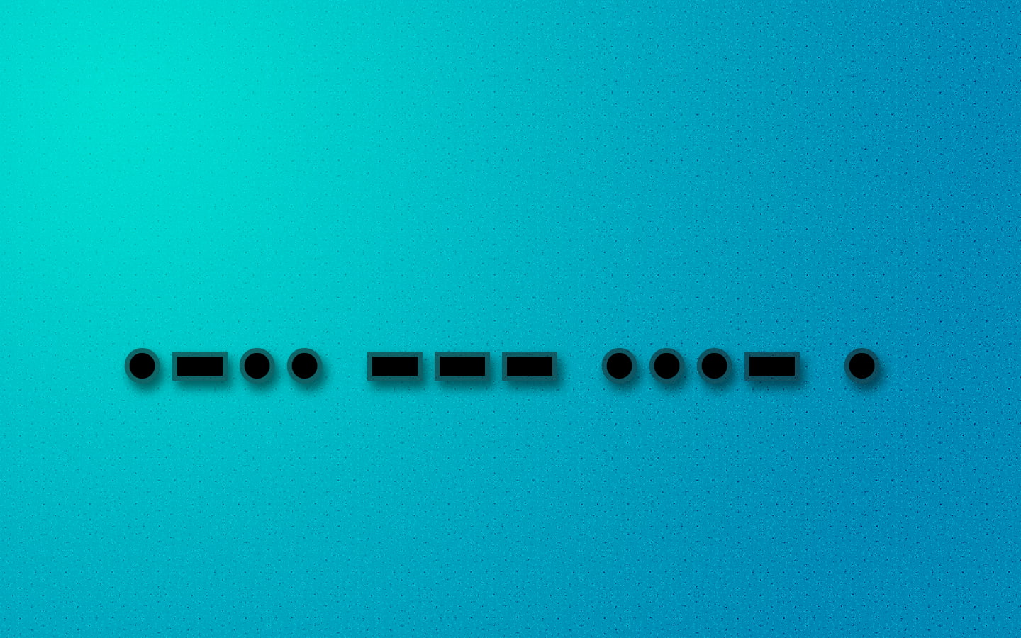 simple background, love, Morse, cyan, blue, copy space, no people