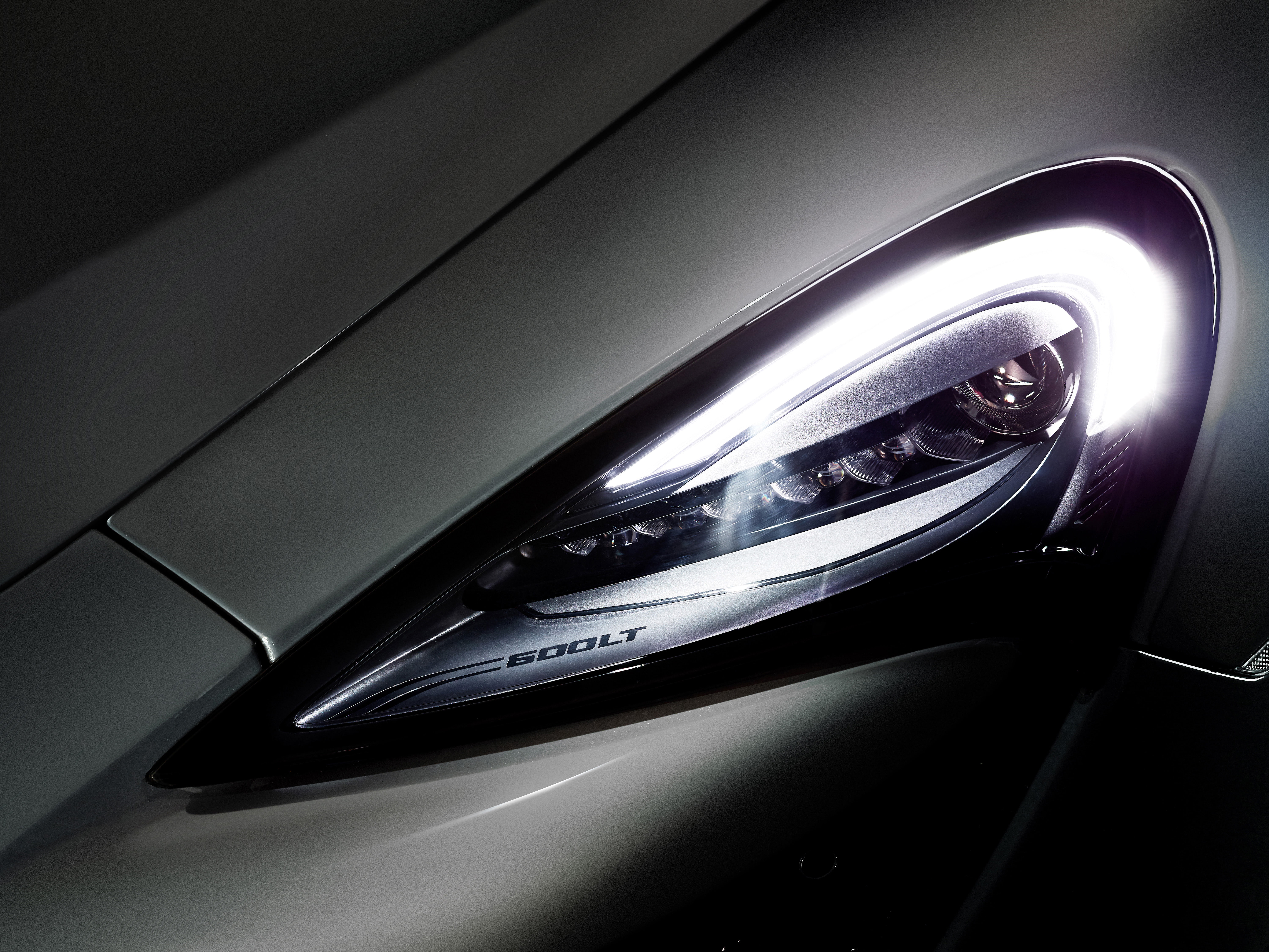 McLaren 600LT, LED headlights, 2019, 4K, 8K