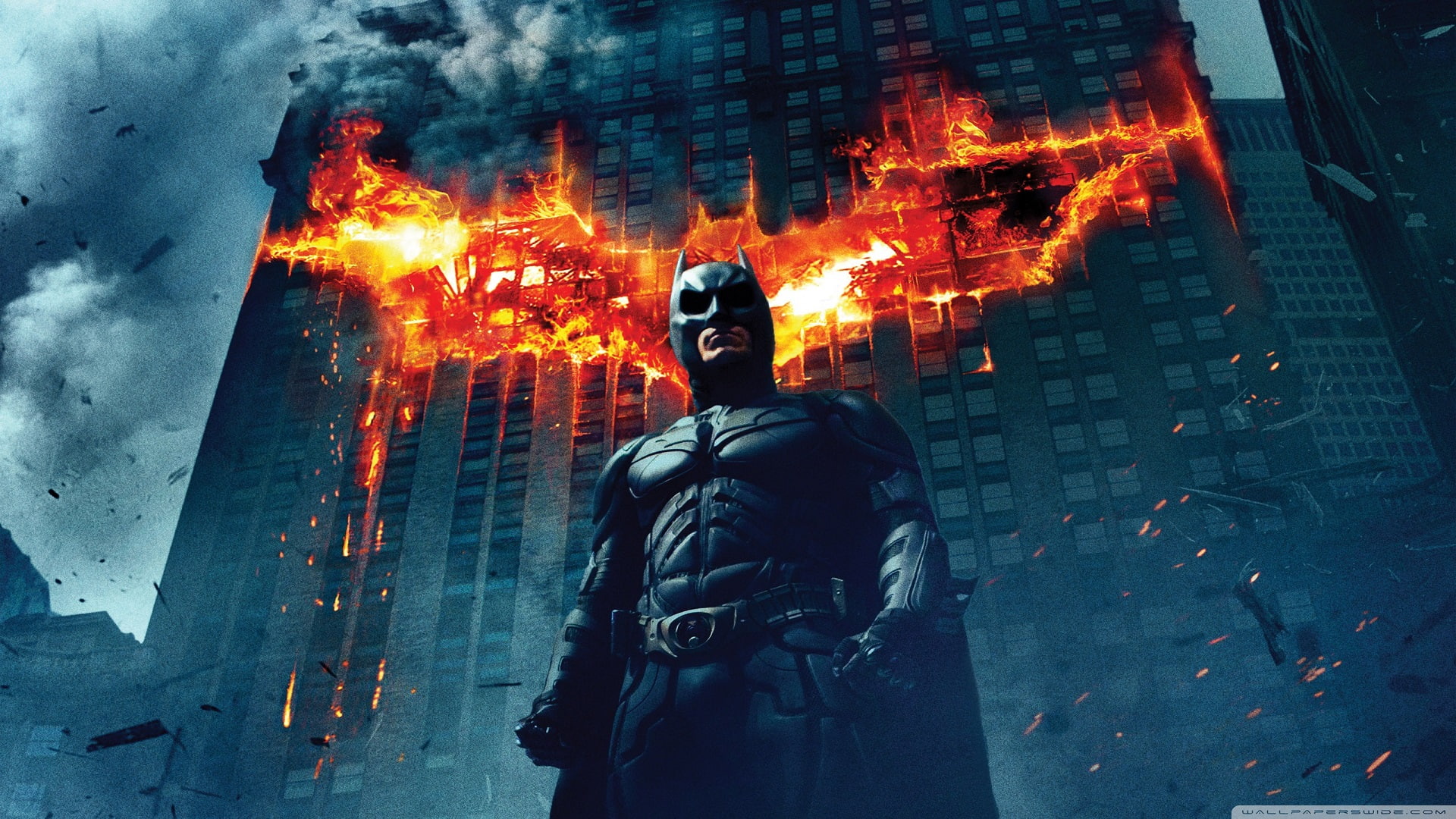 Batman The Dark Knight Rises Fire Building HD, movies