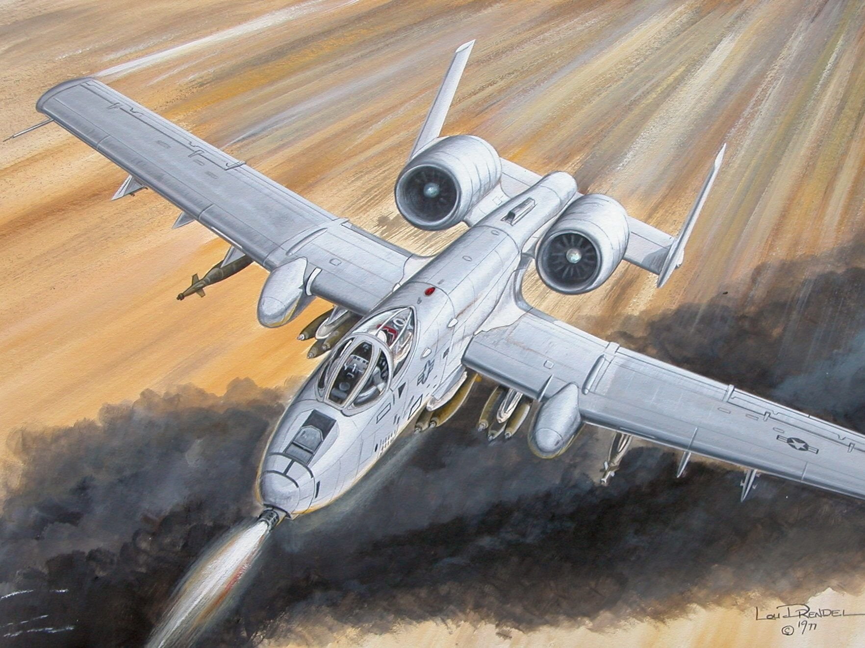 Jet Fighters, Fairchild Republic A-10 Thunderbolt II