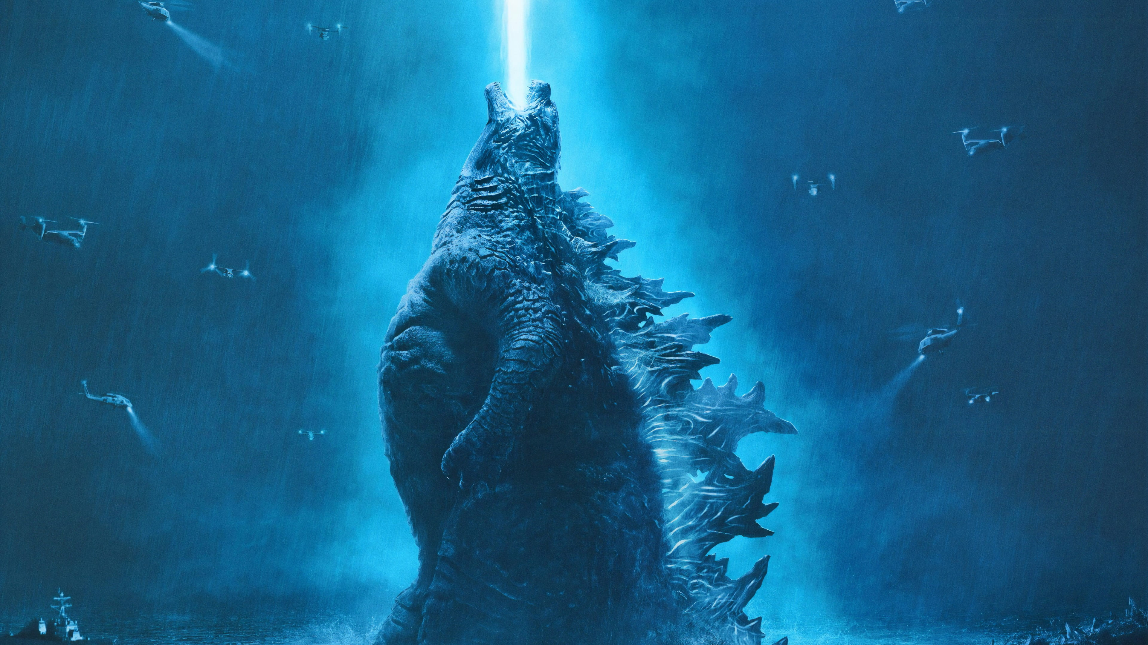Godzilla: King of the Monsters, movies, blue, 2019 (Year), creature