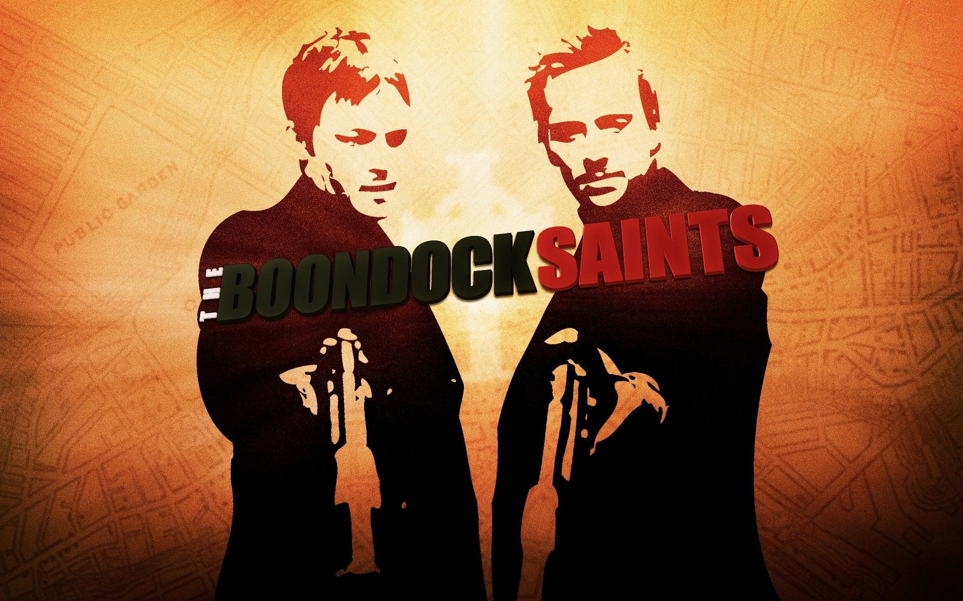 Boondock saints, Killers, Pistols, indoors, representation