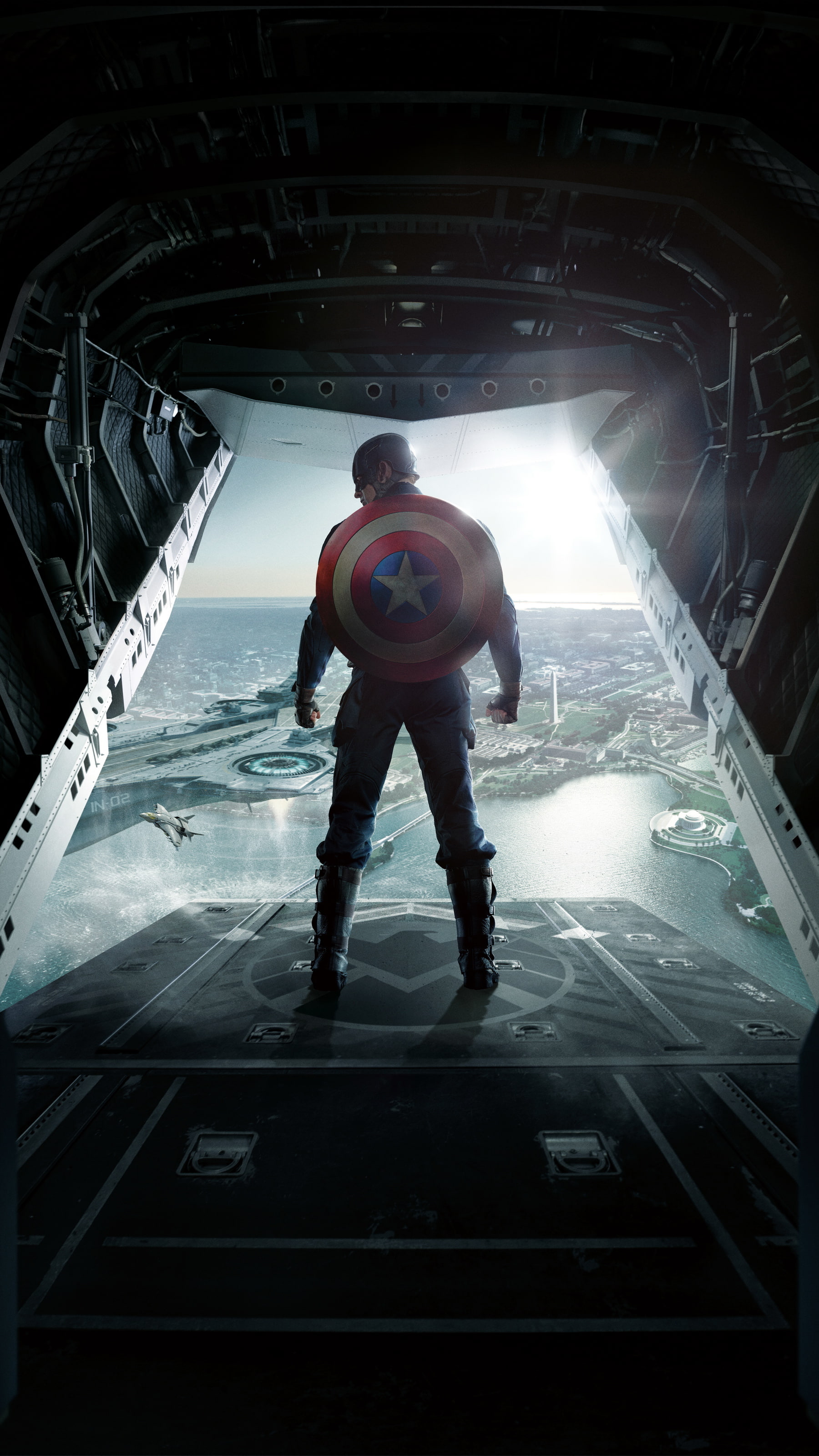 portrait display, Captain America, Captain America: The Winter Soldier