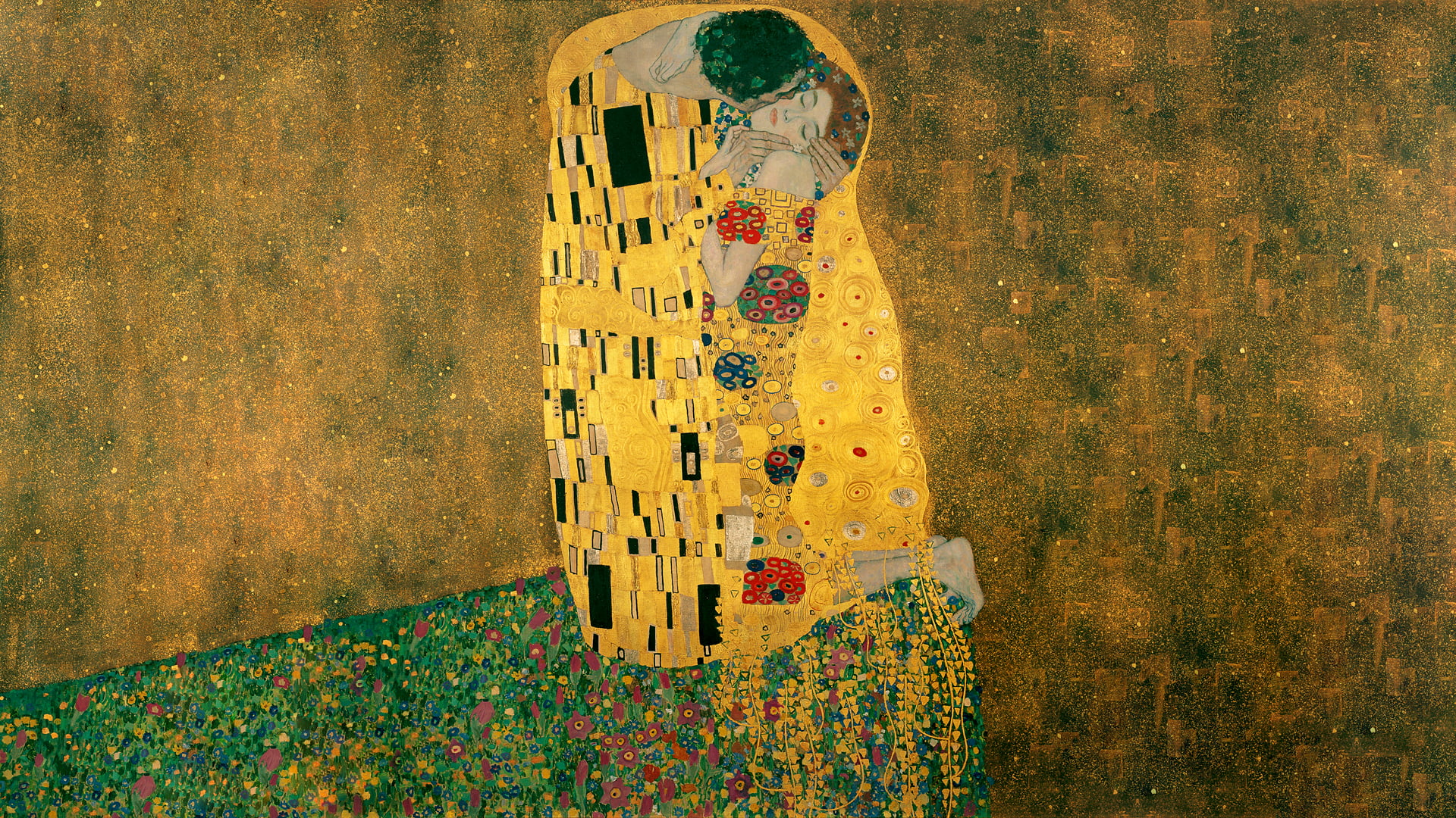 Gustav Klimt, kissing