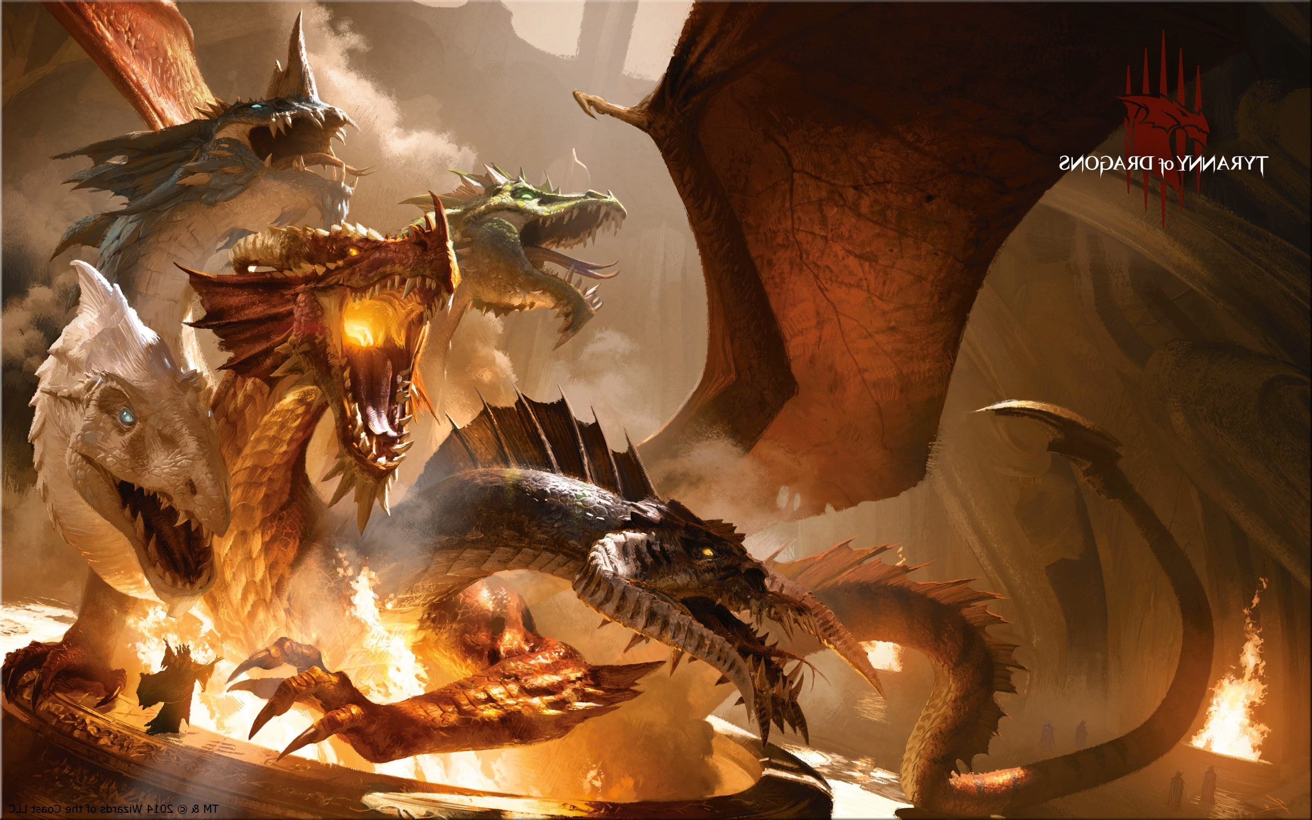 dragon dungeons and dragons artwork fantasy art tiamat, animal wildlife