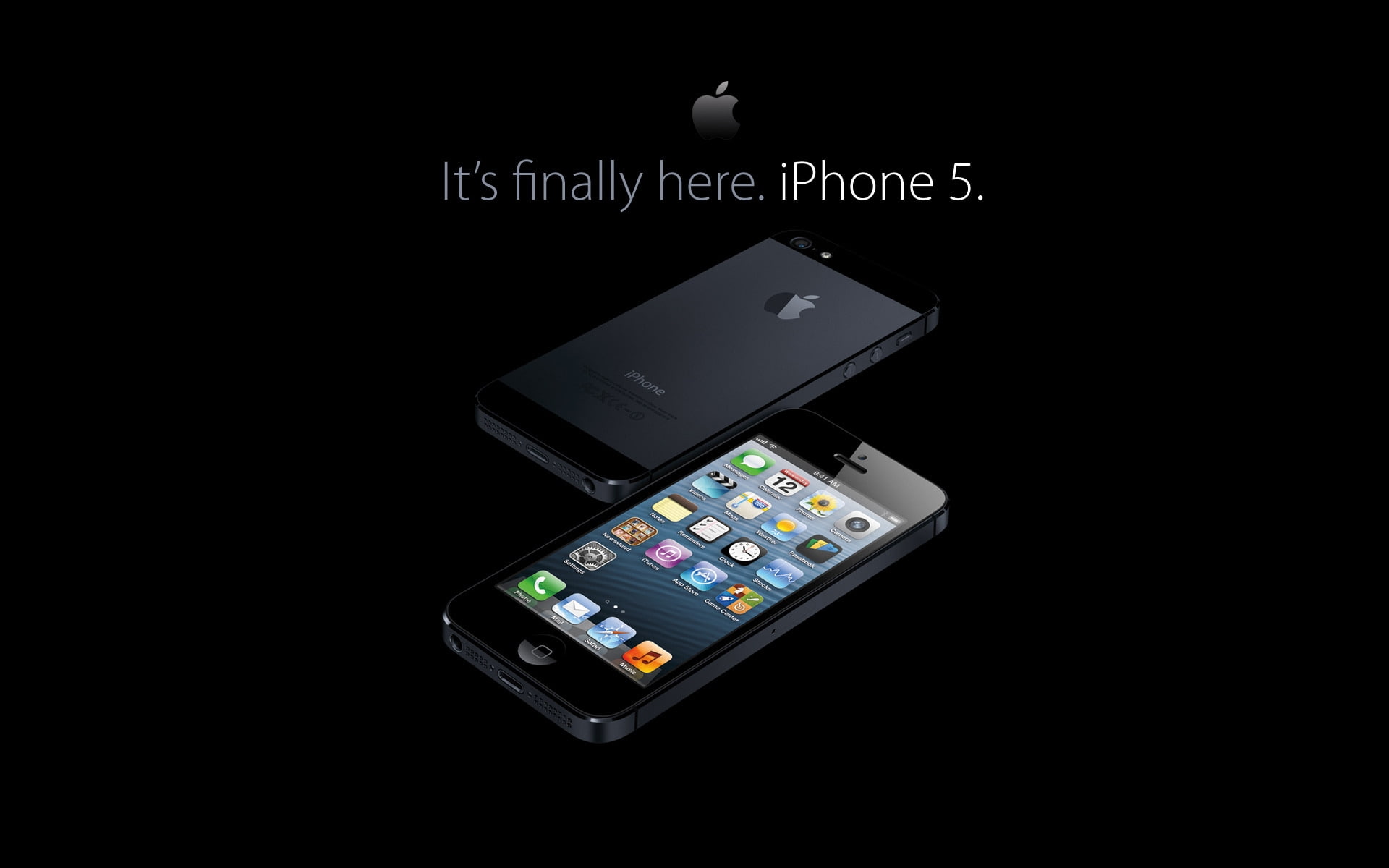 New iPhone 5 Handset Black, device, cell phone, iphone5