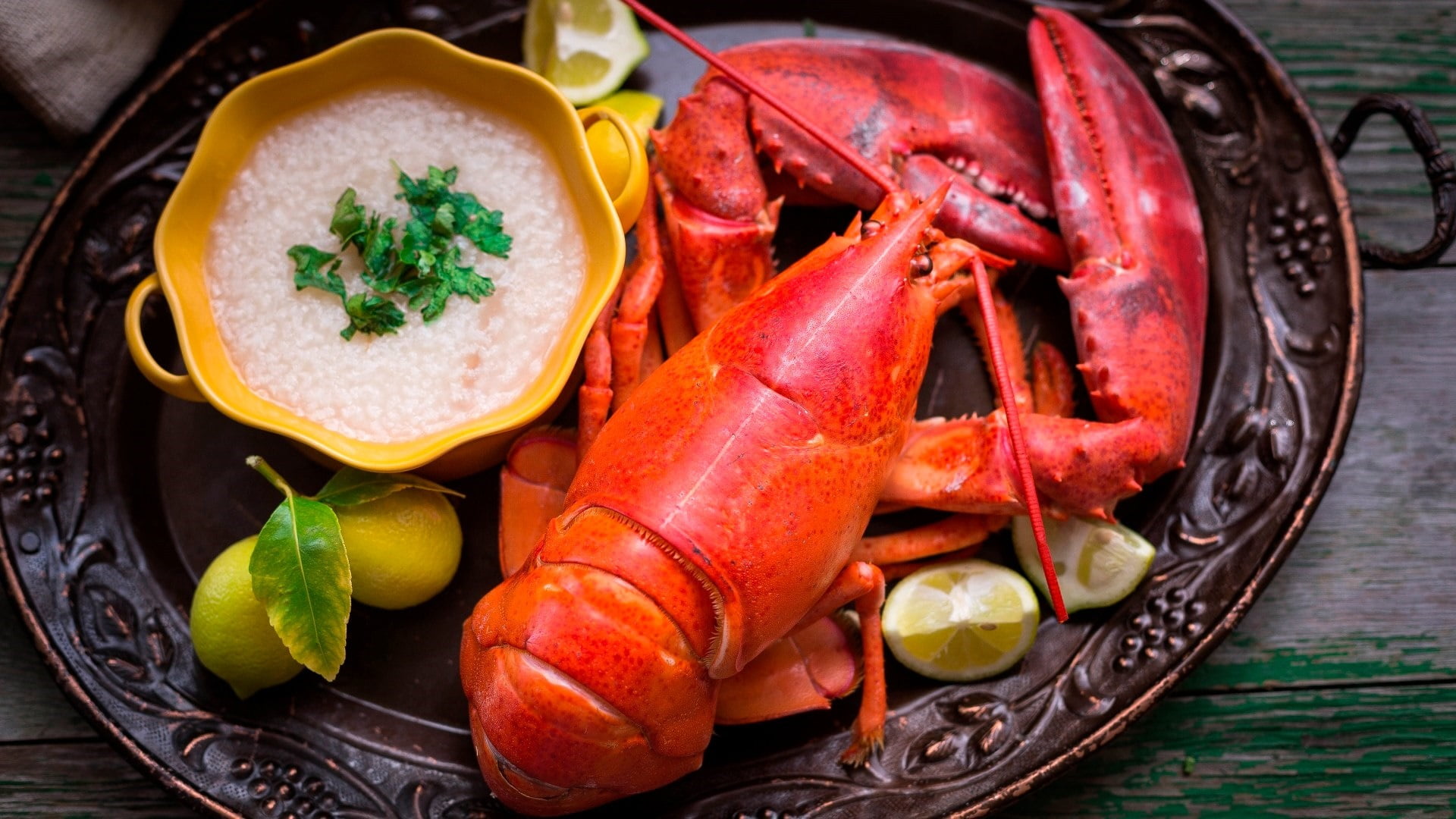 seafood, dish, lobster, animal source foods, food and drink