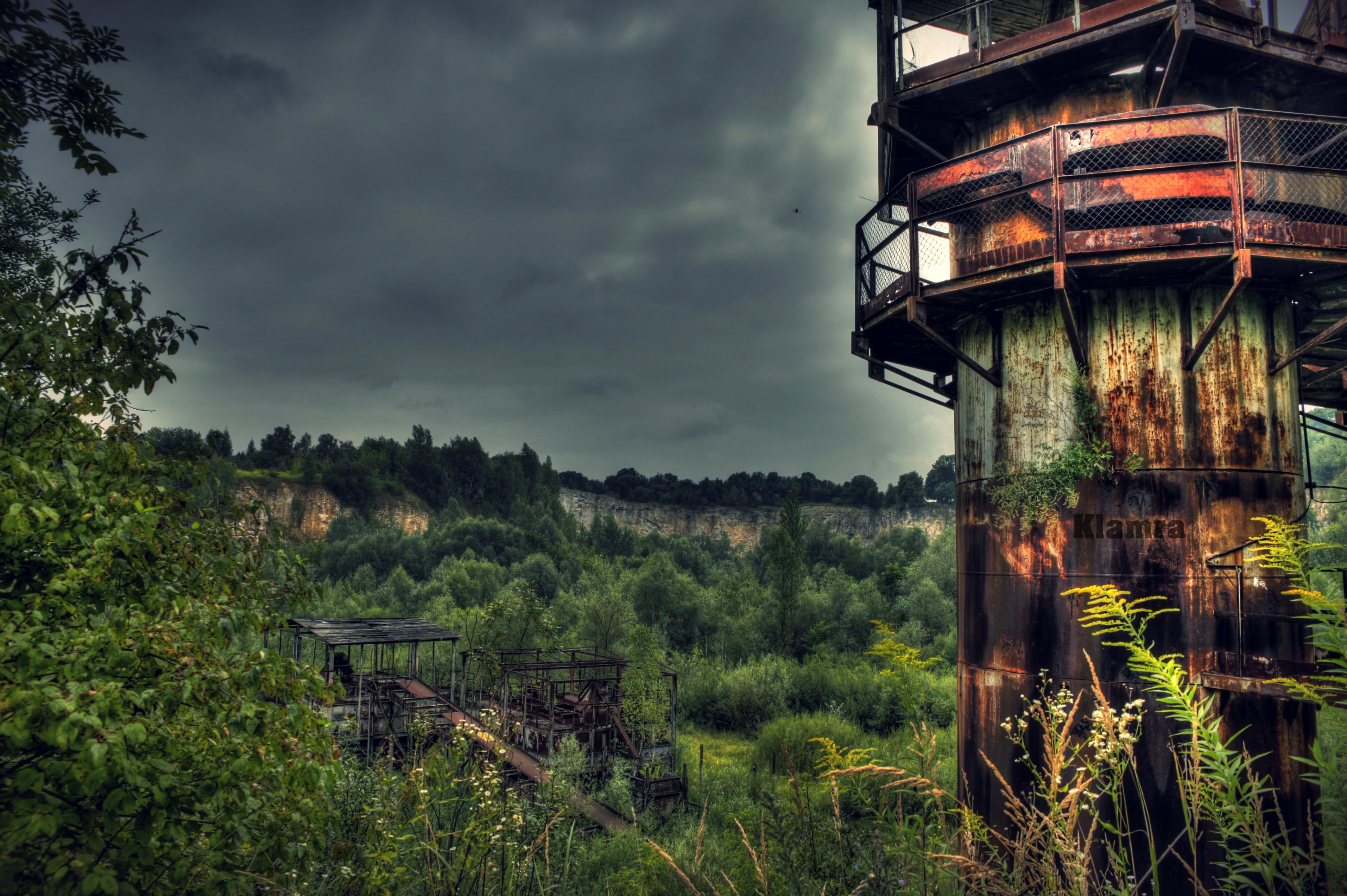 abandoned, urbex, Poland, tower, factory