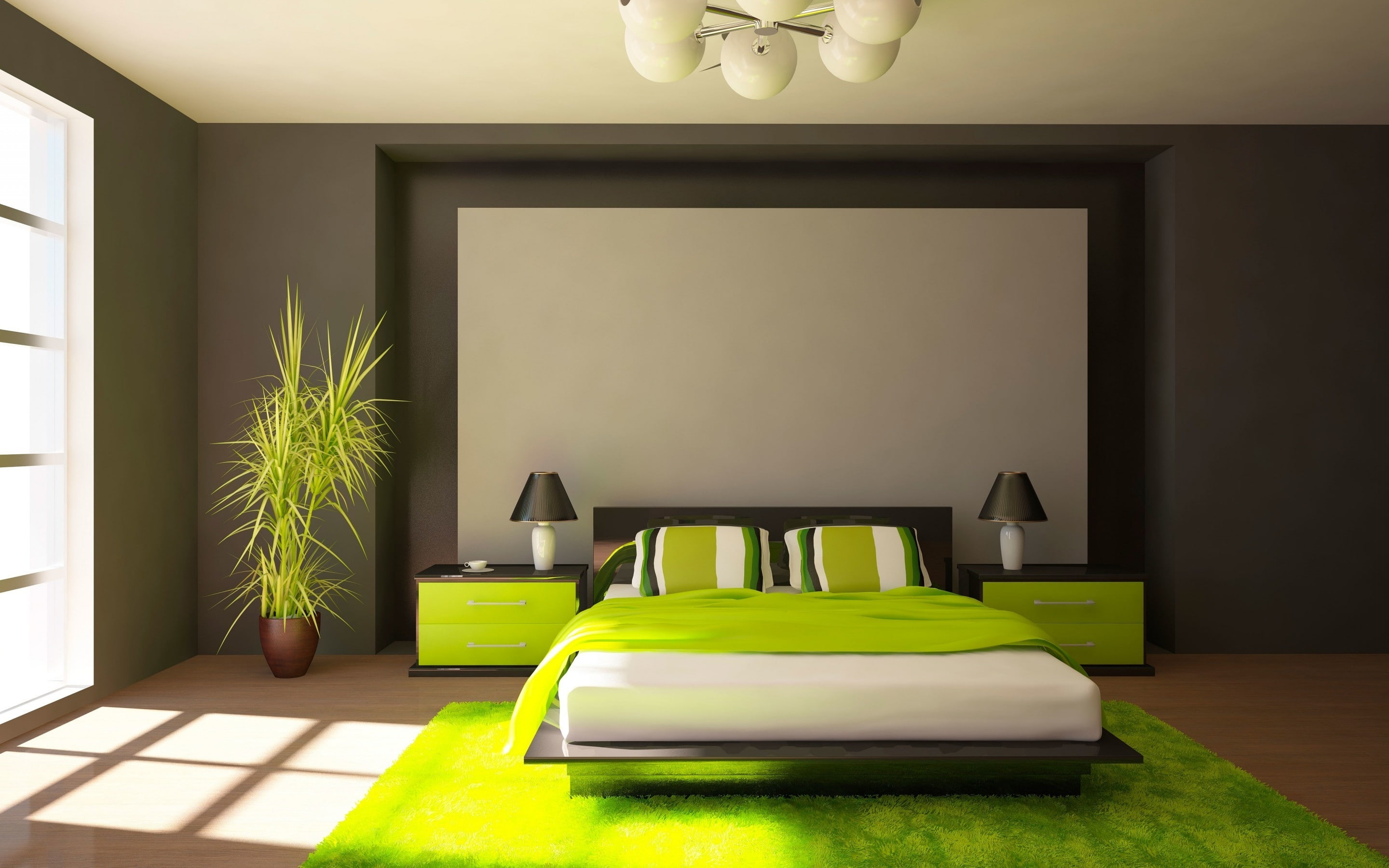 Modern King Size Bedroom, home design, furniture, interior design