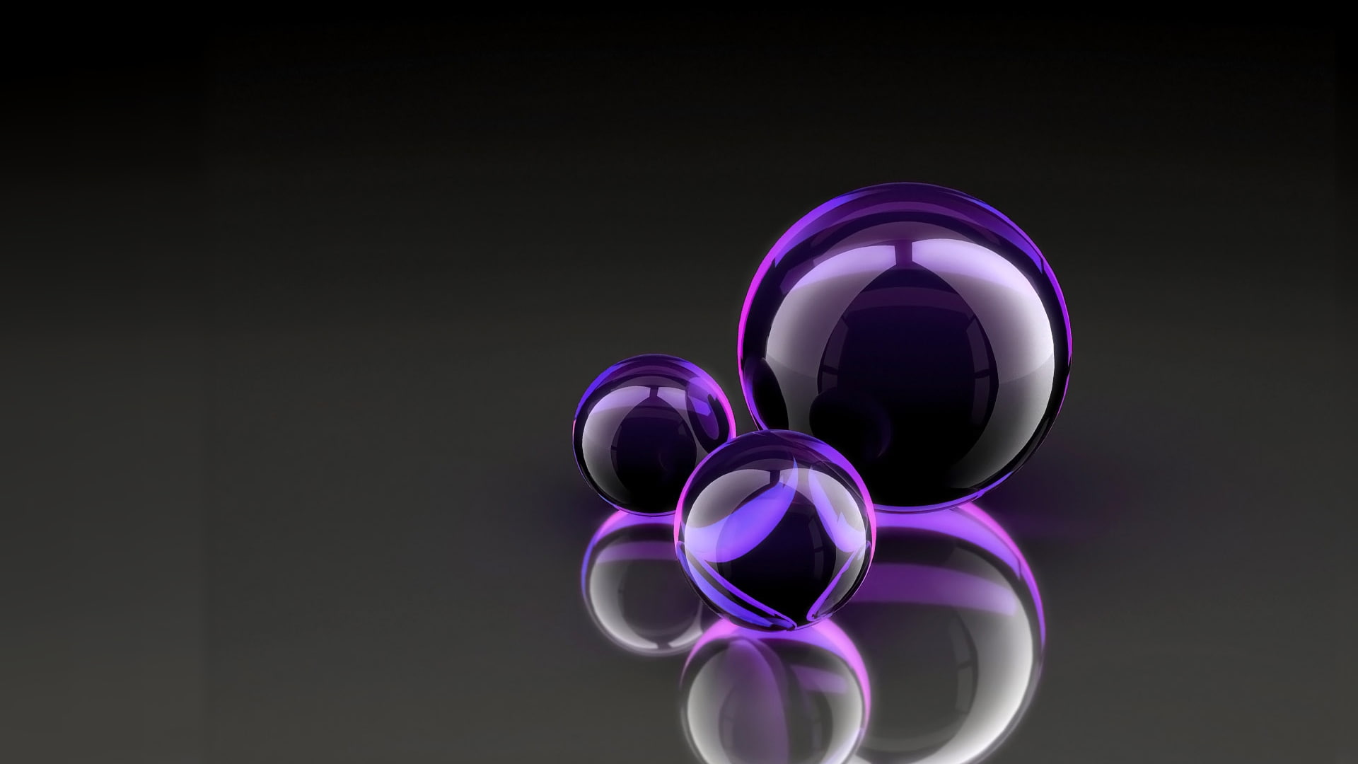 3d, balls, hD Image, purple