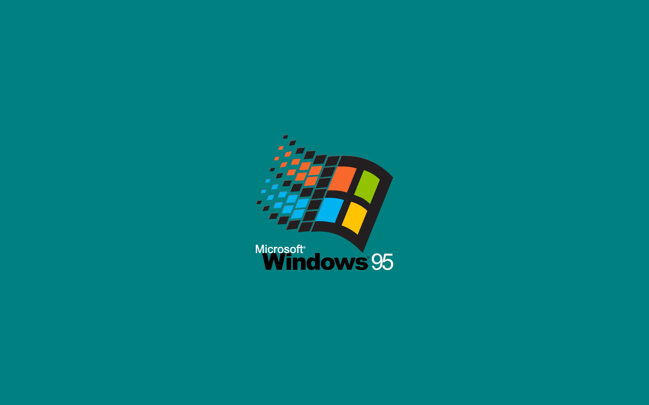 computer, Green Background, logo, microsoft, Microsoft Windows