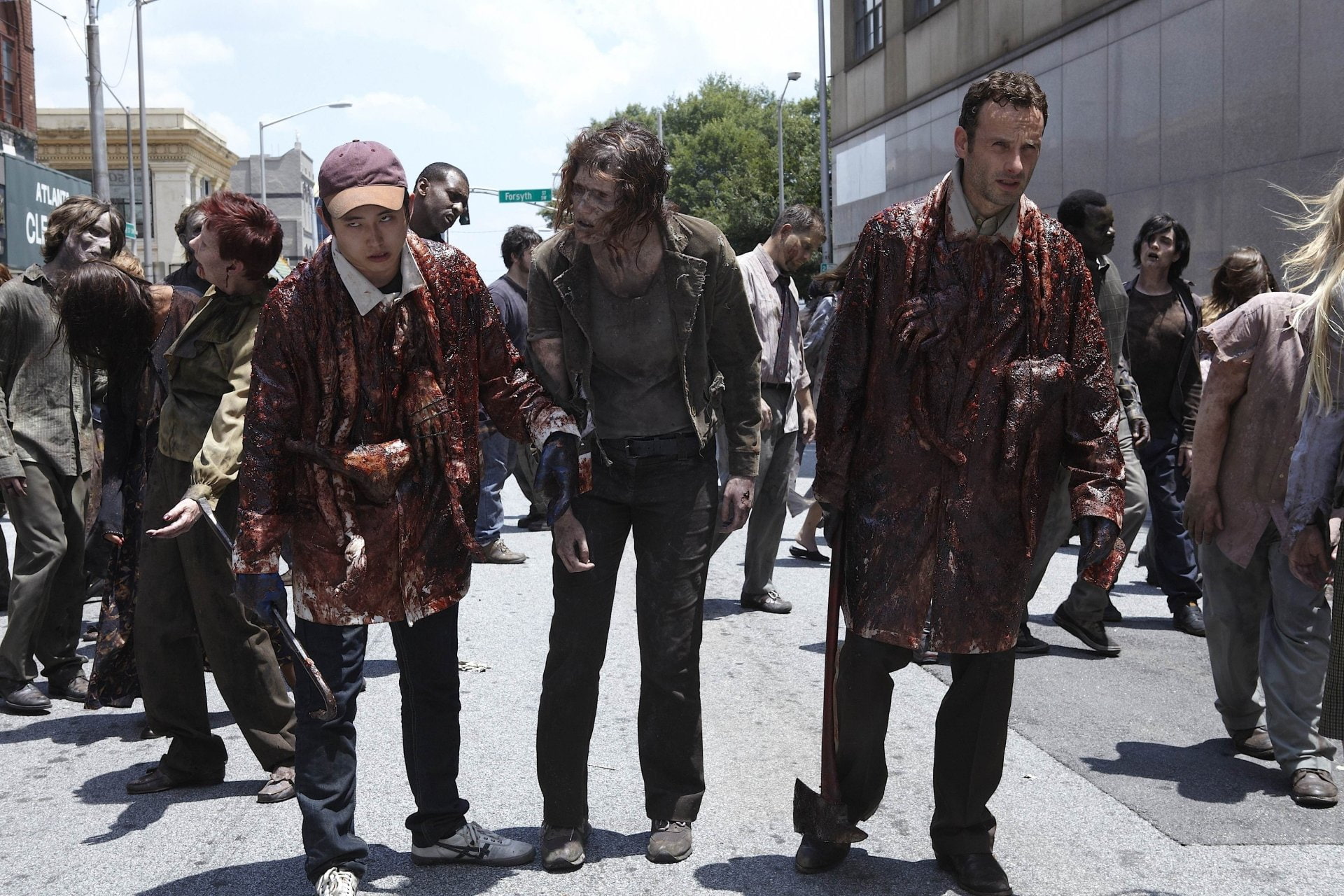 TV Show, The Walking Dead, Andrew Lincoln, Glenn Rhee, Rick Grimes