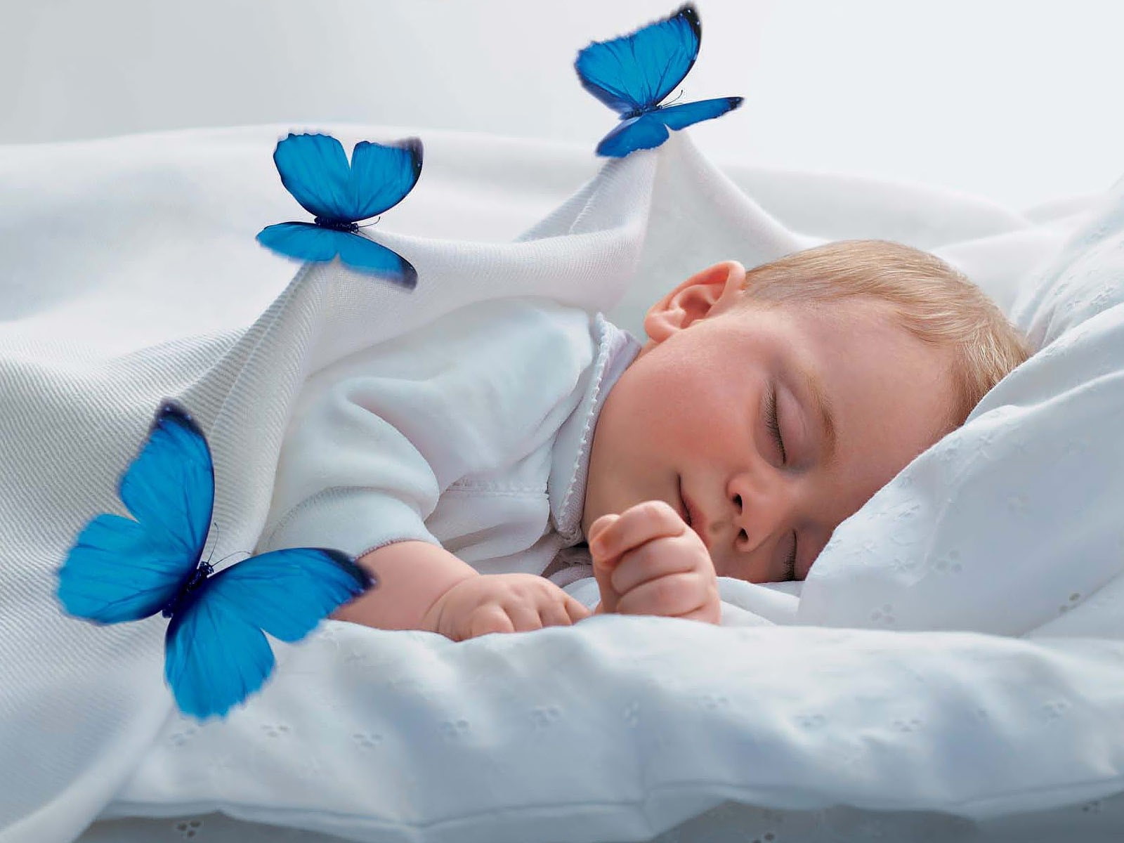 Child, Baby, Sleep, Dream, Butterfly, Angel, Sweet, one person