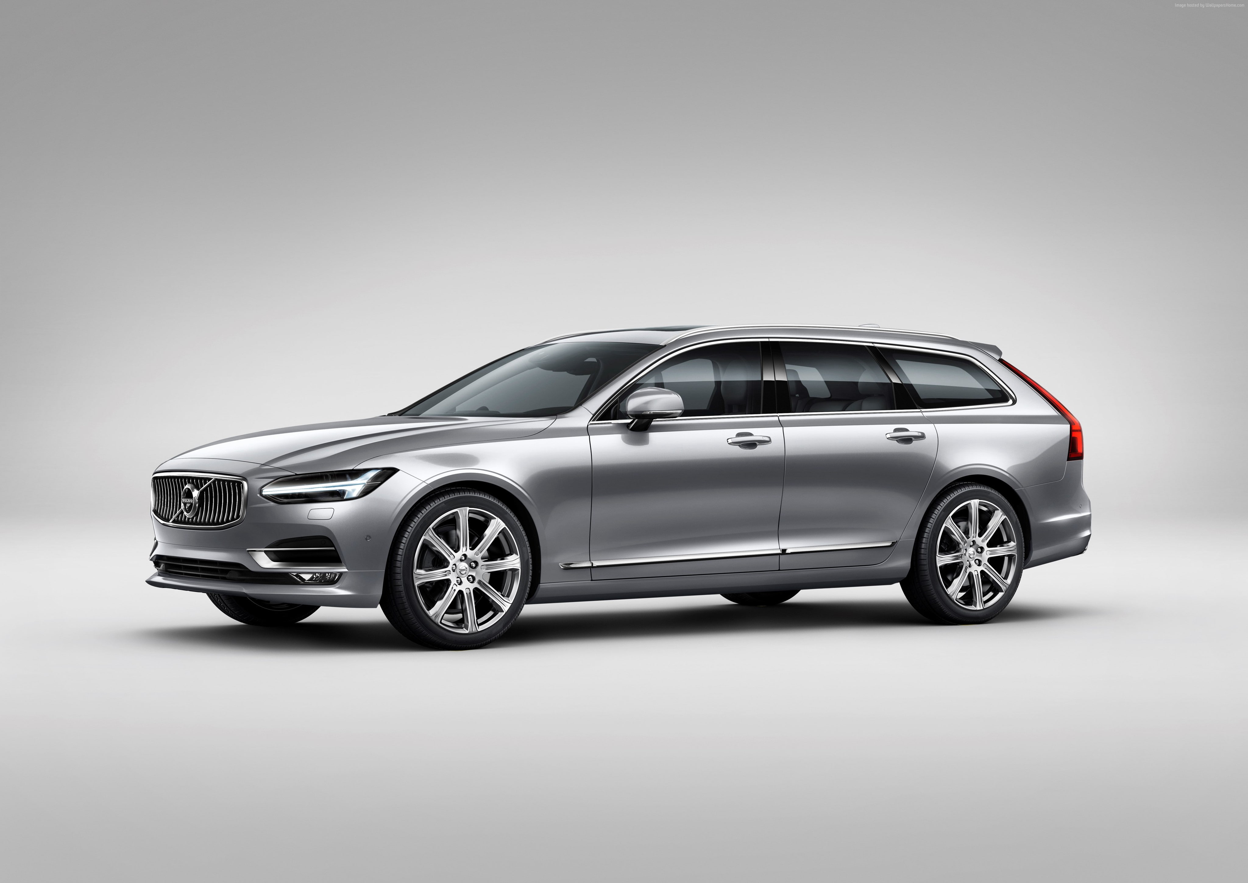 Geneva Motor Show 2016, grey, sedan, Volvo V90