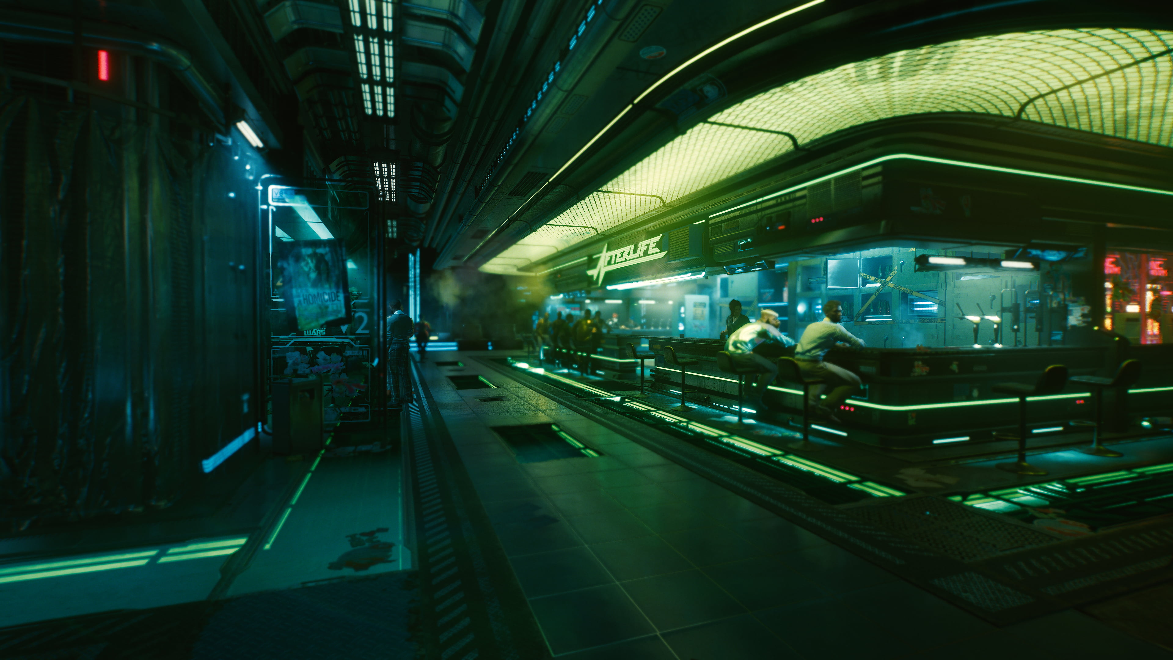 Cyberpunk машина в туннеле фото 100