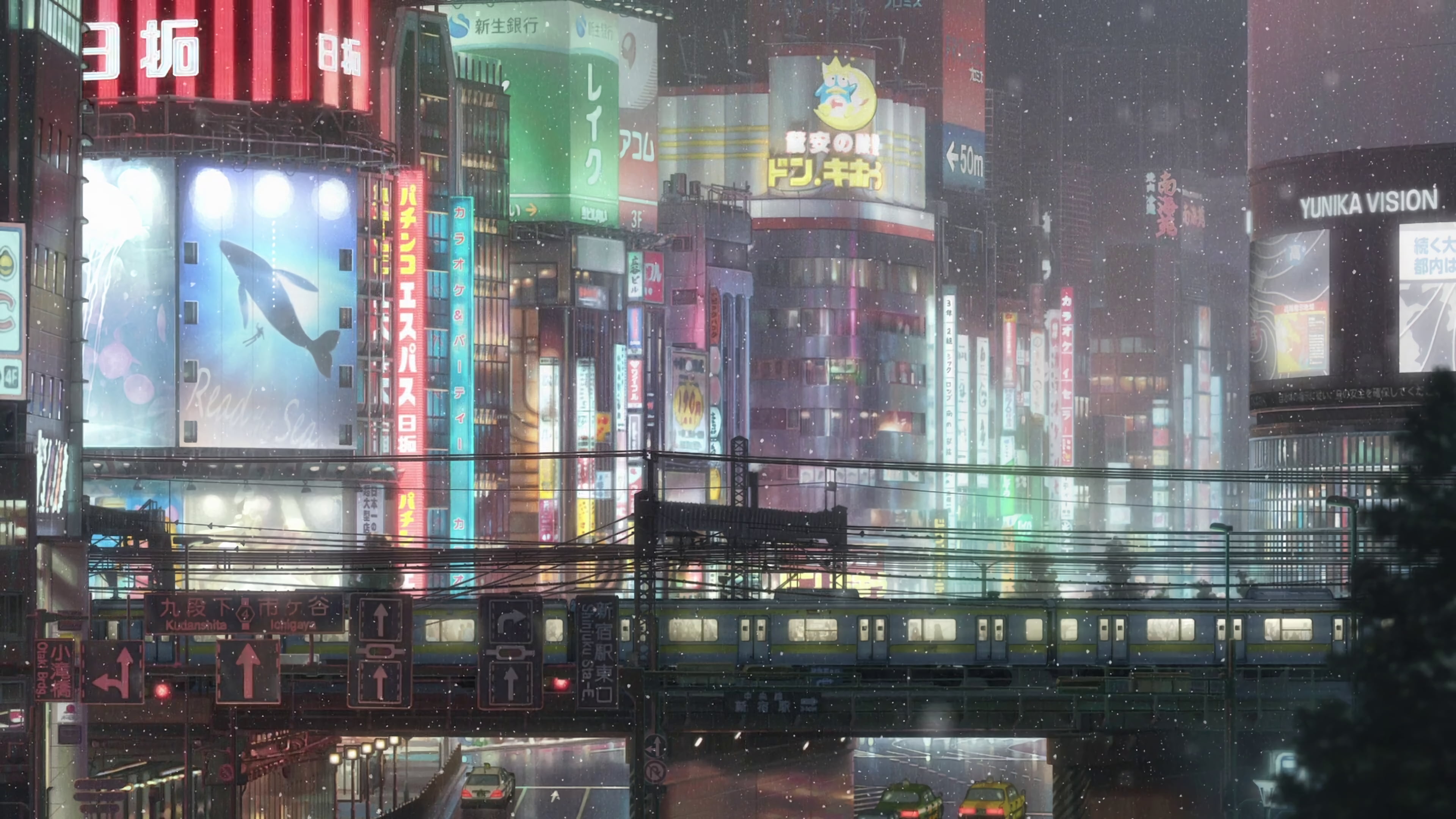 anime, Japan, Tenki no Ko, city, Weathering With You, rain