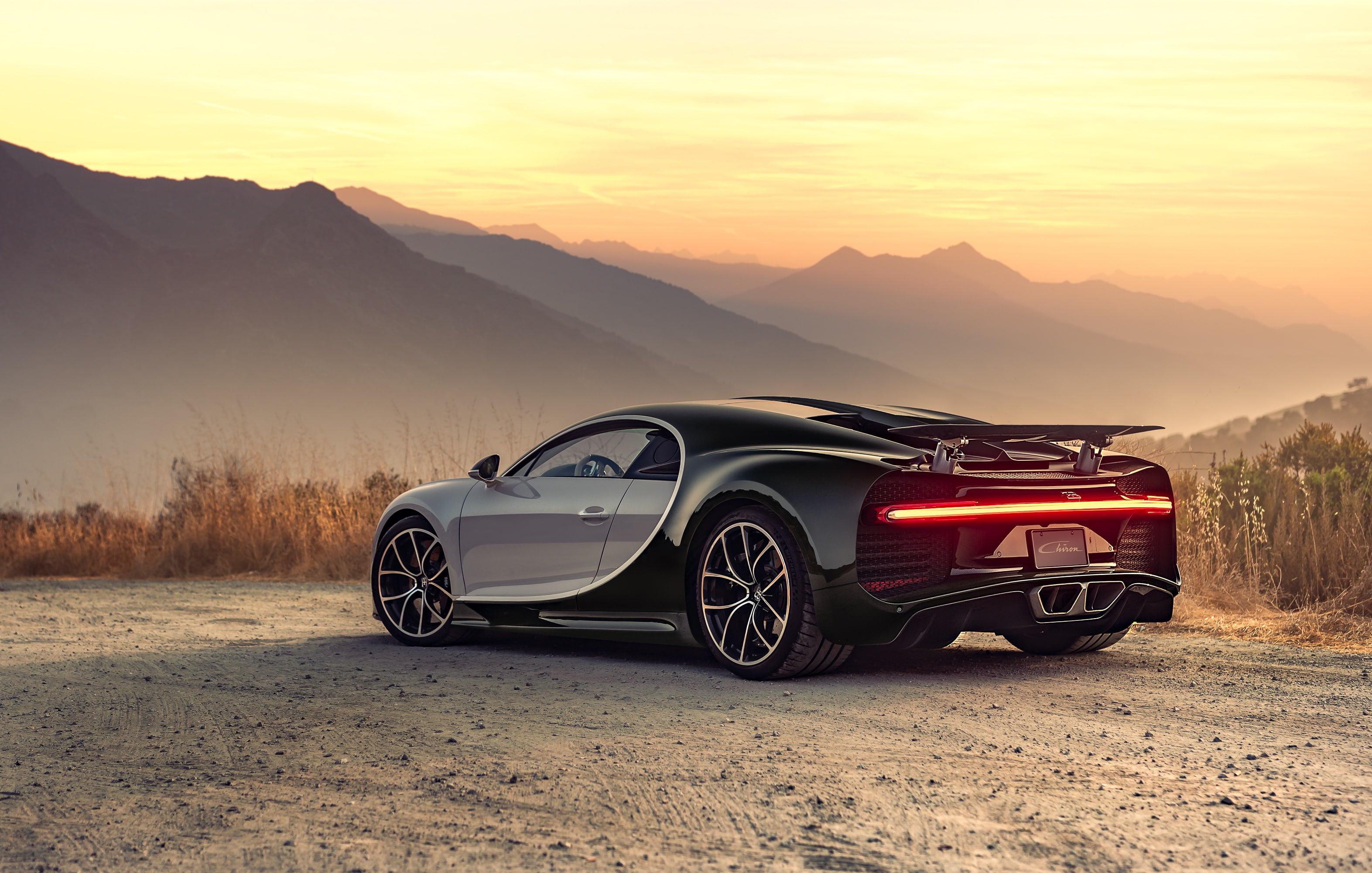 Bugatti Sunset Wallpaper