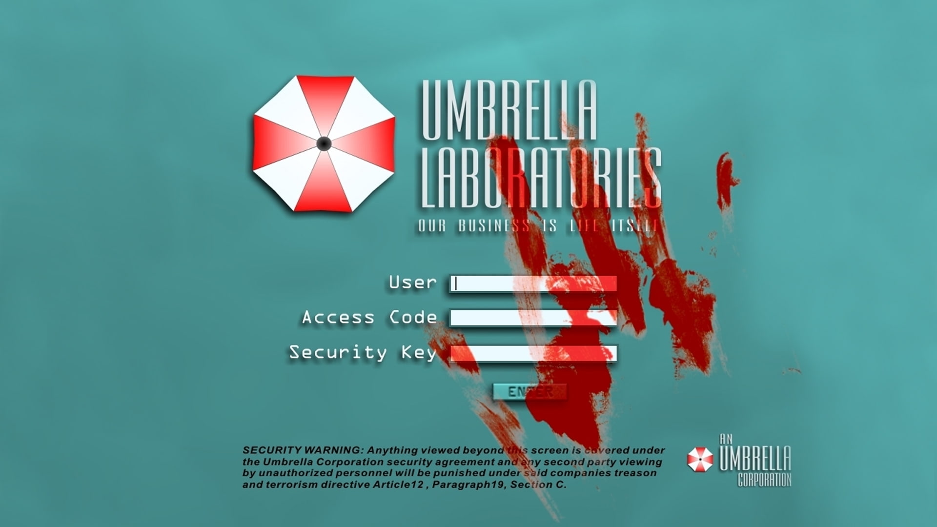 video games movies resident evil umbrella corp logos 1920x1080  Video Games Resident Evil HD Art