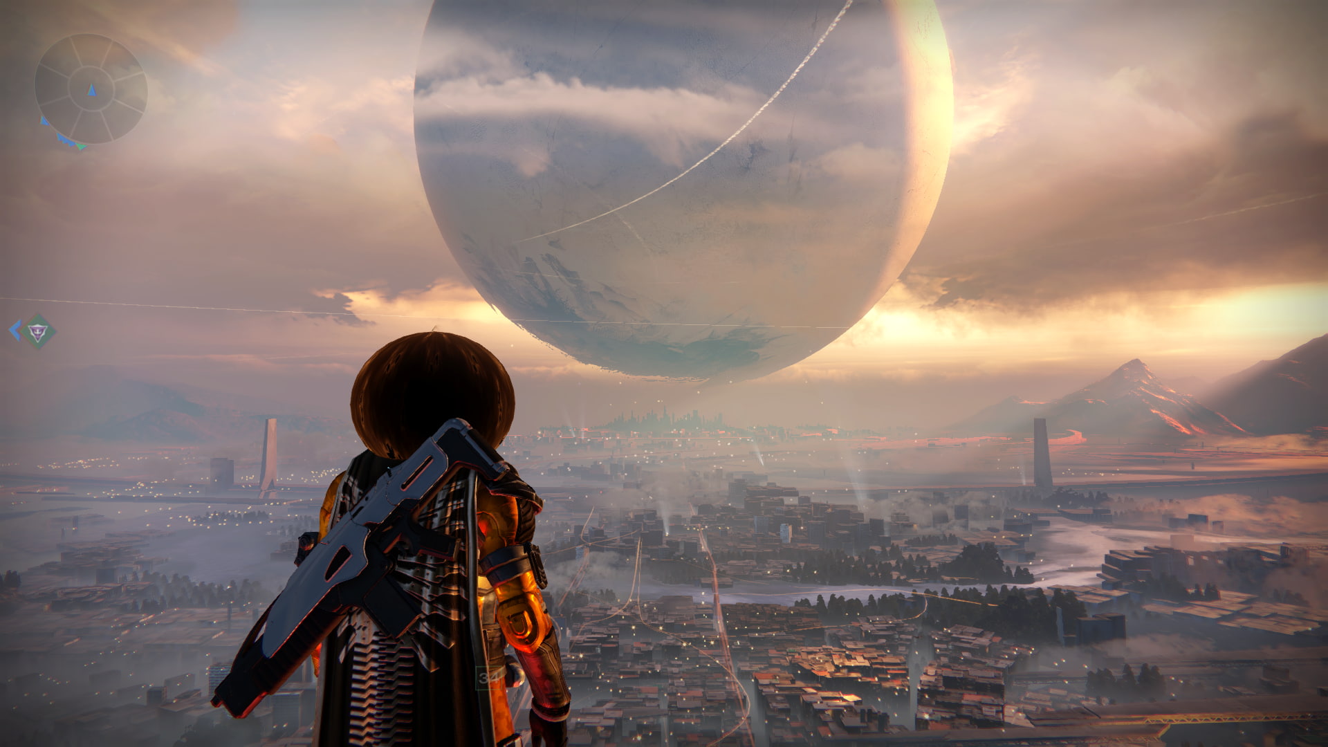 Destiny 2, Bungie, sky, one person, real people, building exterior