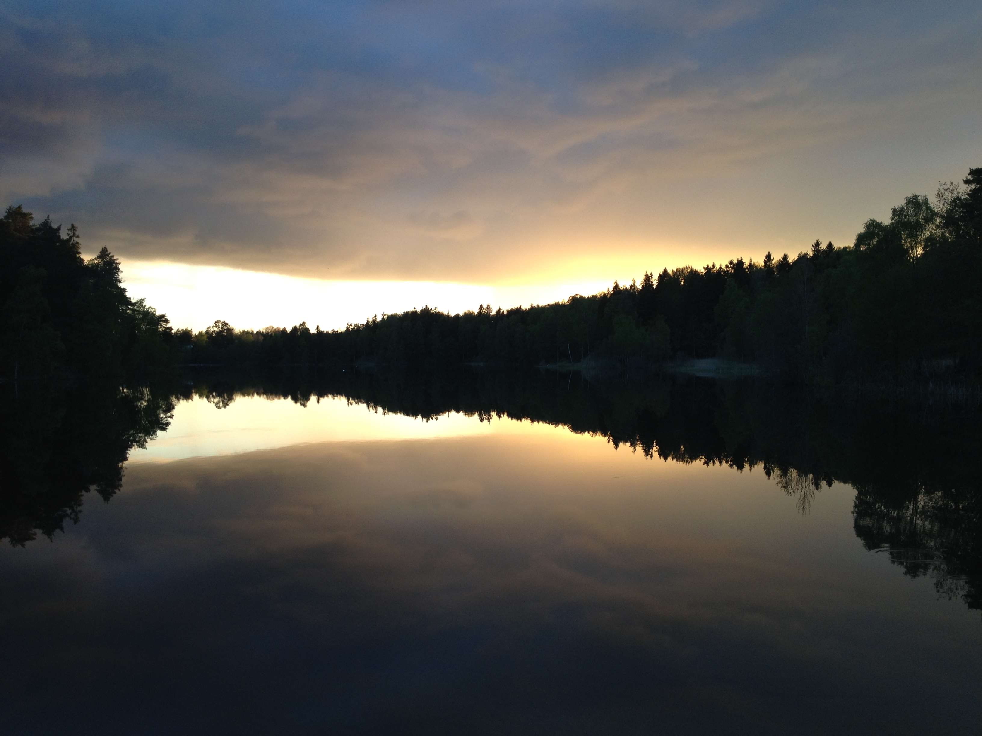 cloud, reflections, sky, sunset, water, tranquility, tranquil scene