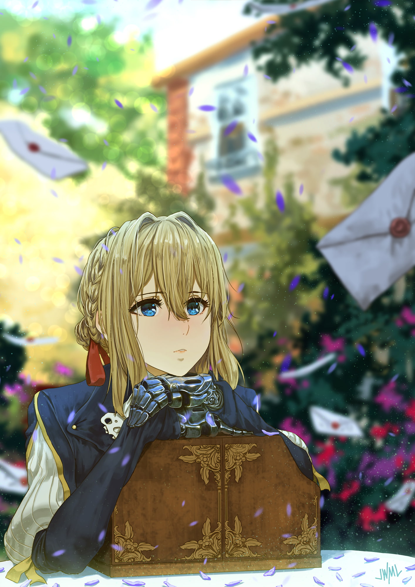 Free Download Hd Wallpaper Violet Evergarden Anime Girls Blonde Blue Eyes Wallpaper Flare 7002