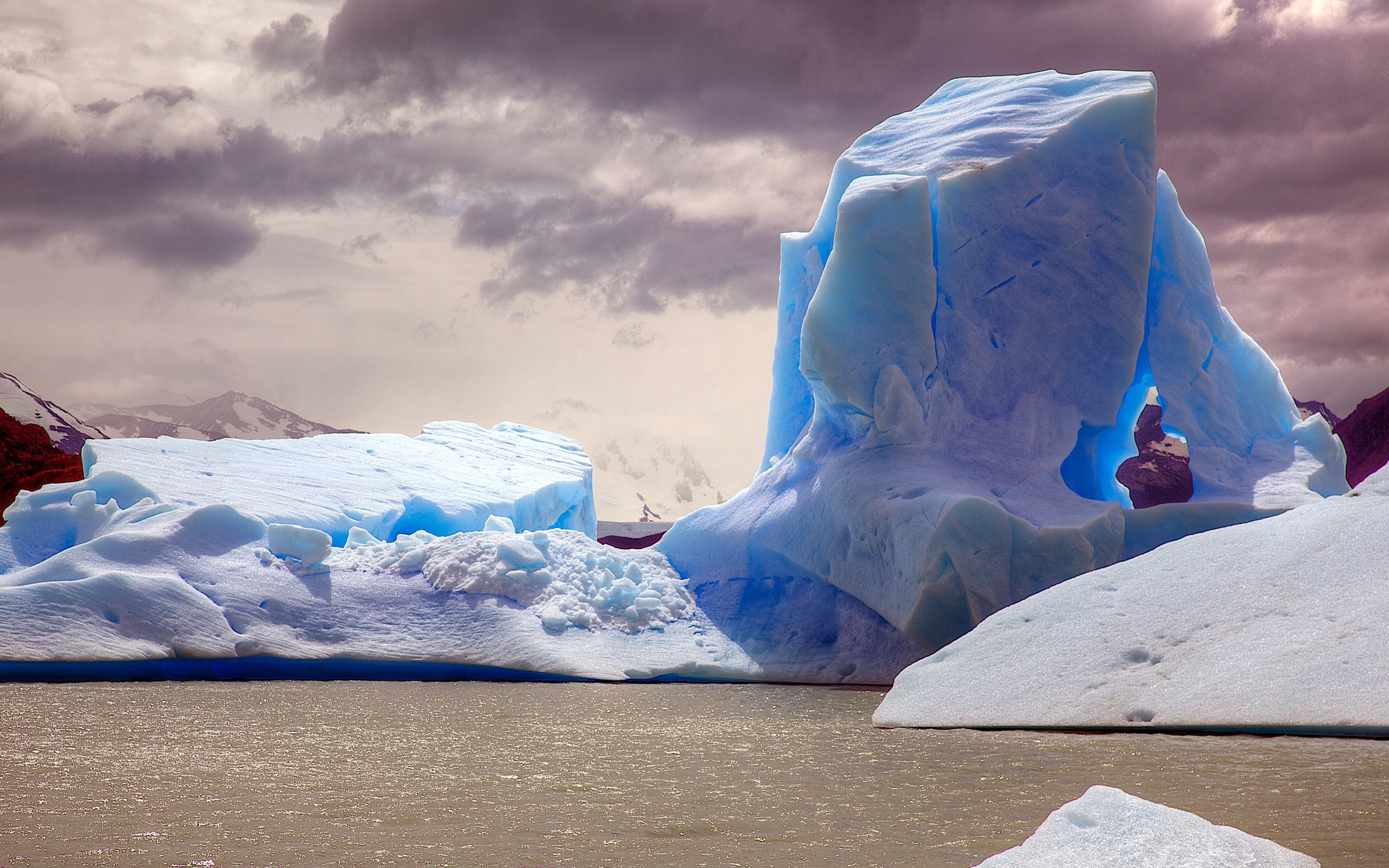 body of water, rock, ice, ocean, shine, snow, nature, iceberg - Ice Formation
