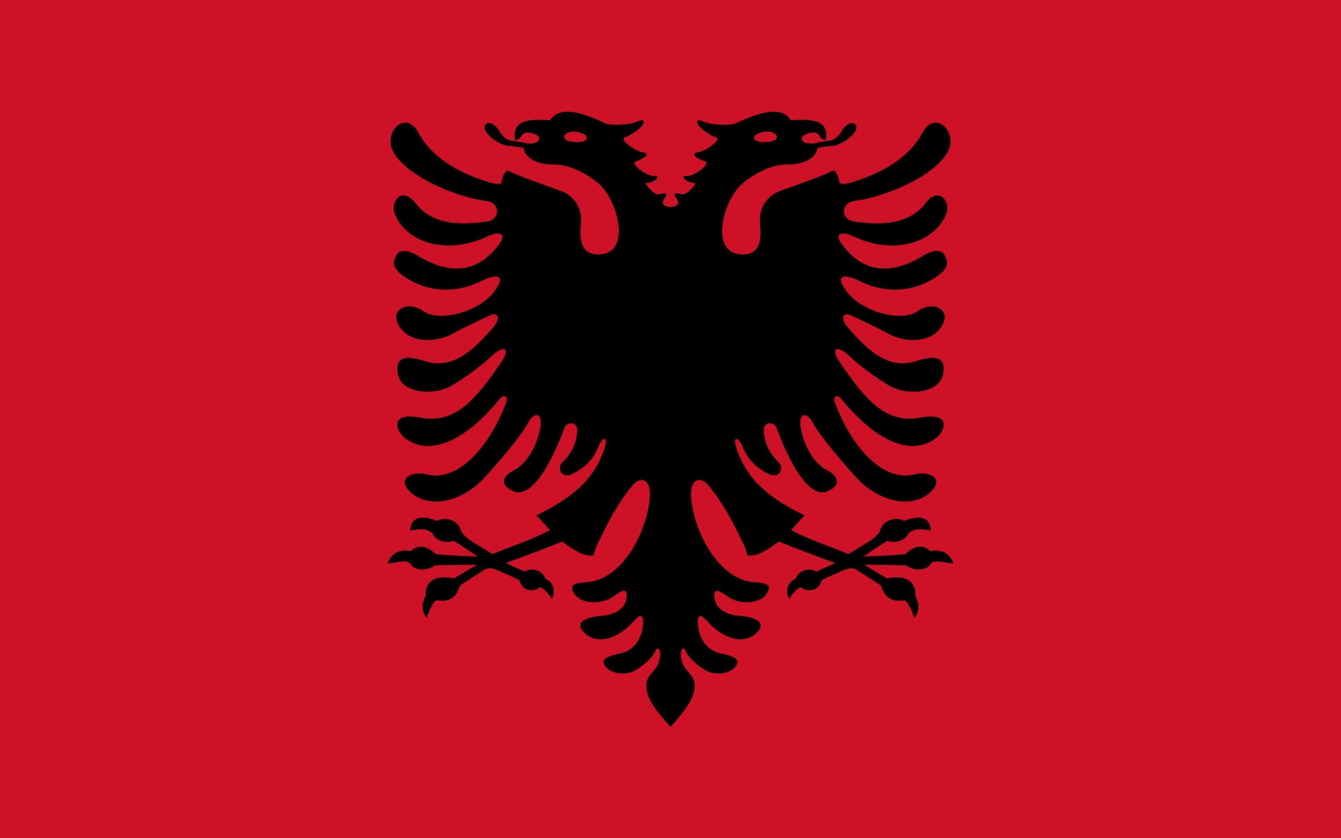 Albania Flag, background